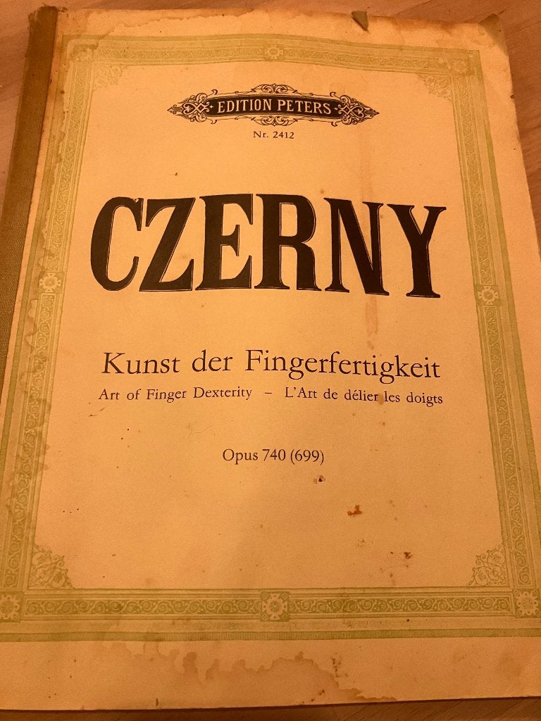 Czerny pianoboek, Ophalen of Verzenden, Les of Cursus, Klassiek, Piano