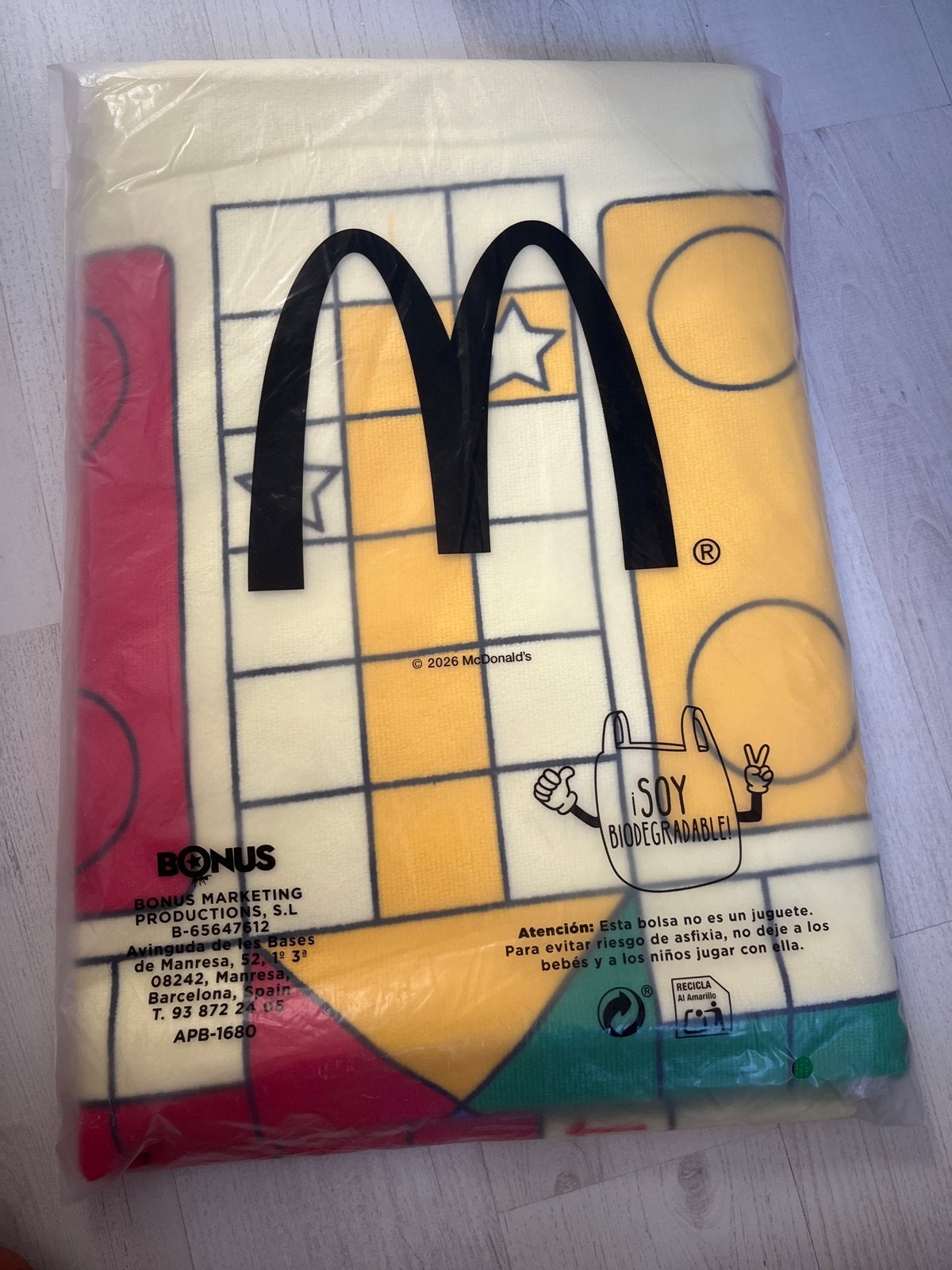 McDonald's Strandlaken - Nieuw in Verpakking, Ophalen of Verzenden, Nieuw