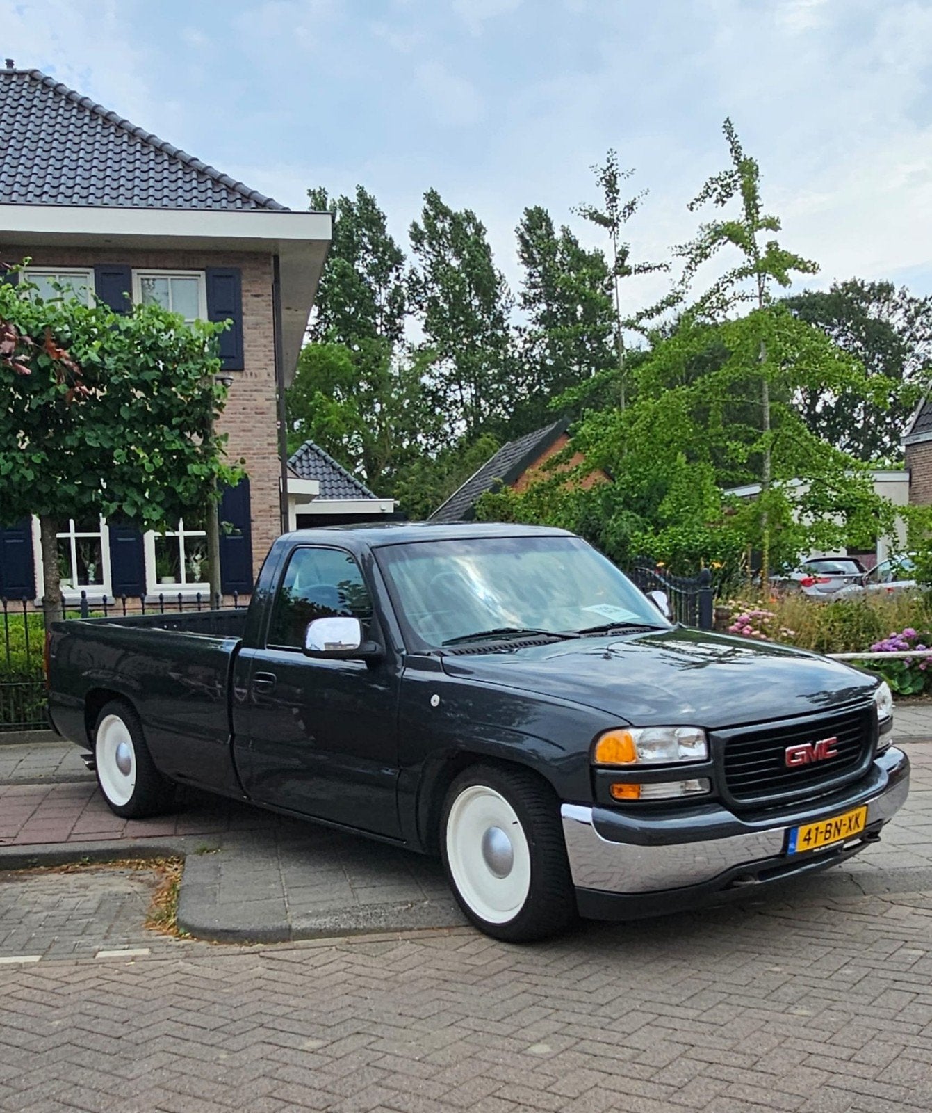 GMC Sierra 1999, Auto's, Bestelauto's, Particulier, Benzine, Automaat, Geïmporteerd, Overige kleuren, Bruin, Leder, Achterwielaandrijving