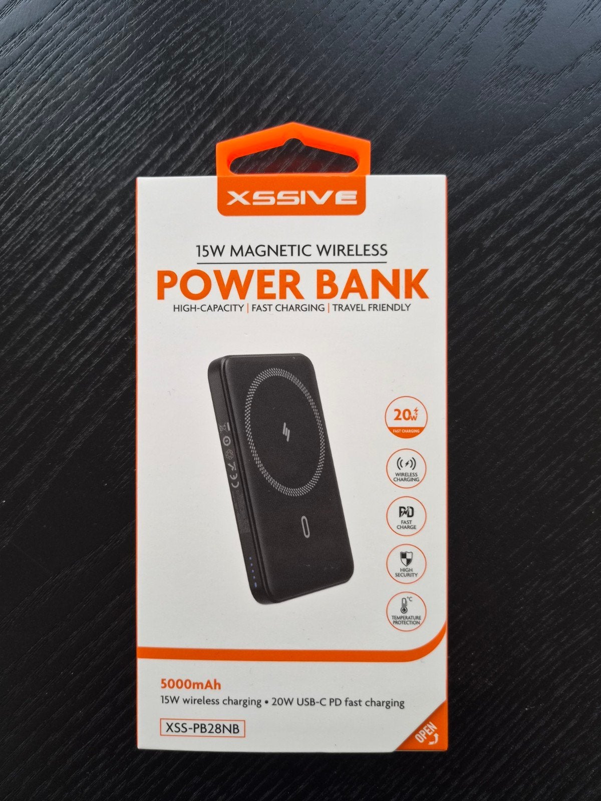XSSIVE 15W MagSafe Power Bank 5000mAh - Draadloos Opladen, Telecommunicatie, Powerbanks, Ophalen of Verzenden, Nieuw, XSSIVE