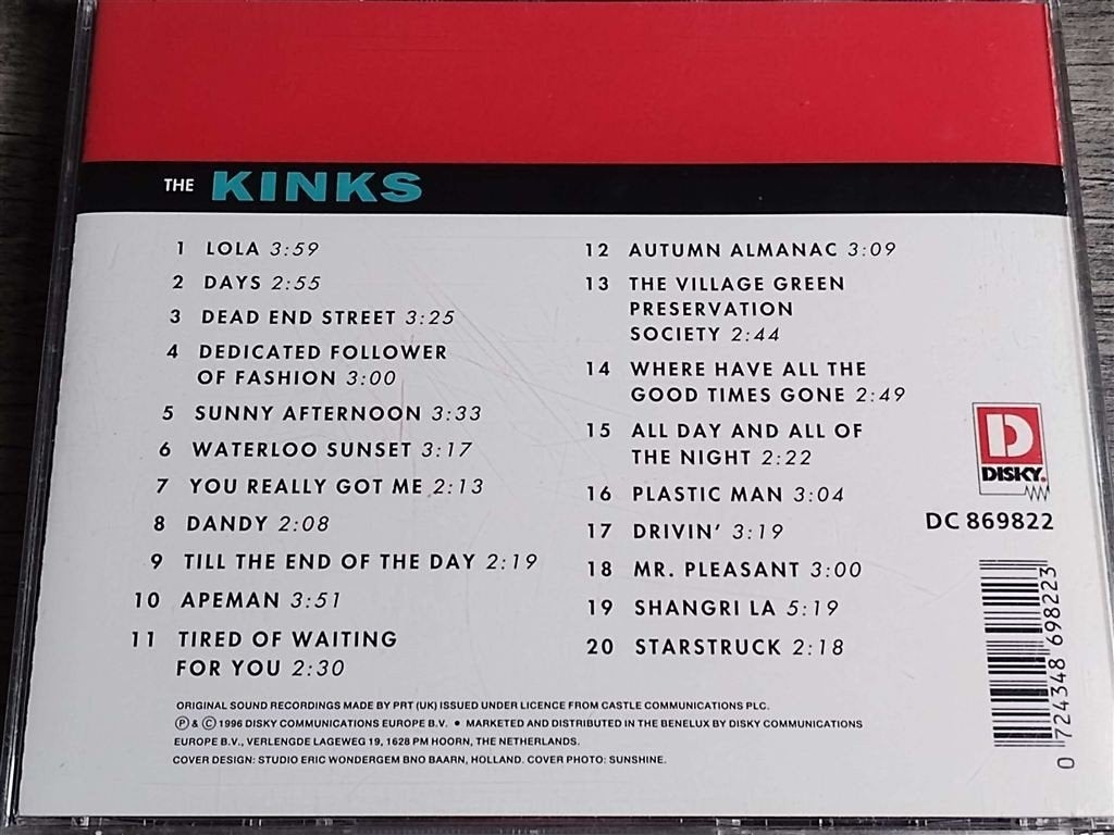 The Kinks ‎– The Kinks, Ophalen of Verzenden, Zo goed als nieuw, Poprock