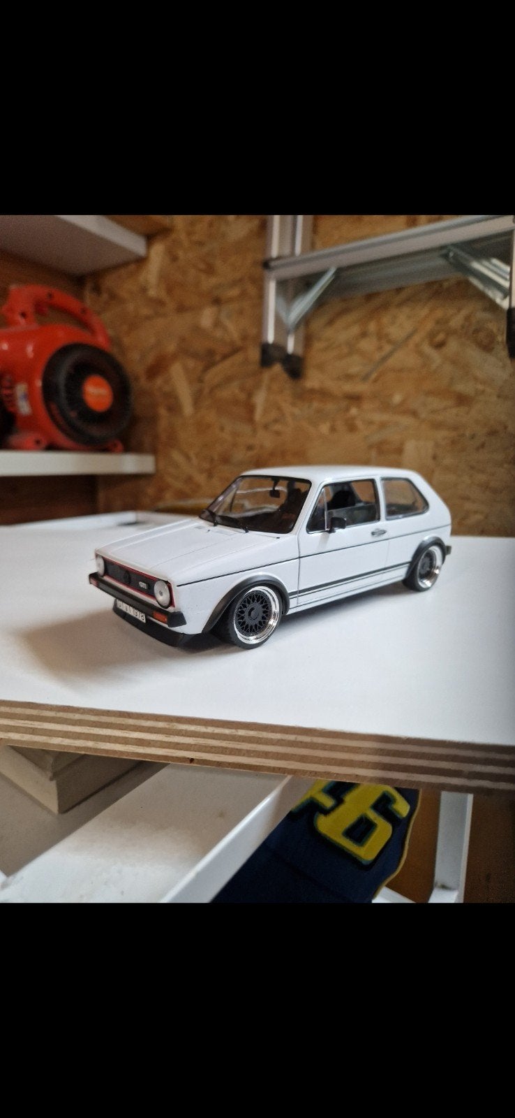 te koop volkswagen golf 1 gti wit, Ophalen of Verzenden, Nieuw, Auto, Norev