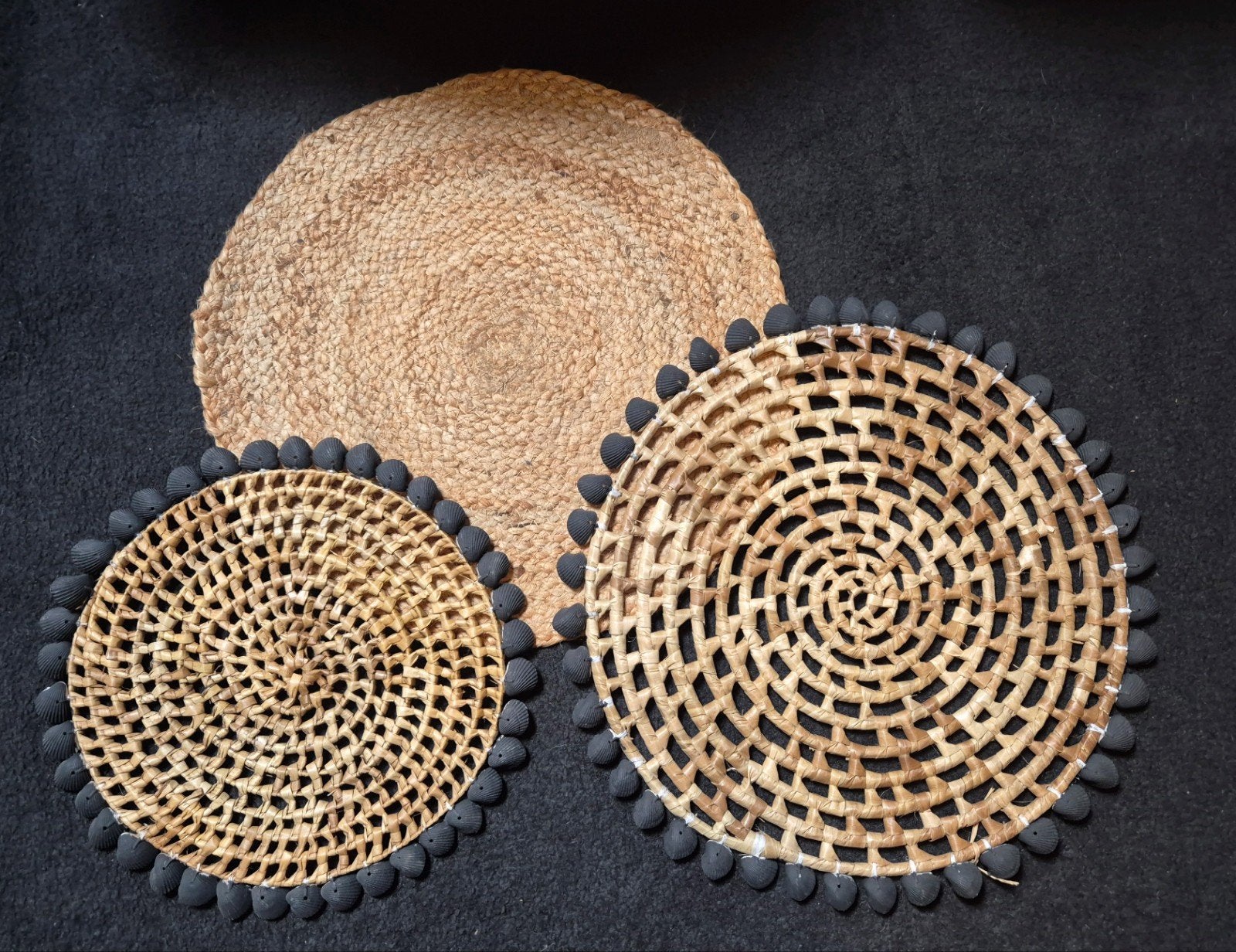 Decoratieve onderzetters van natuurlijk materiaal, Glasonderzetter, Ophalen of Verzenden, Natuurlijk materiaal, Meerkleurig