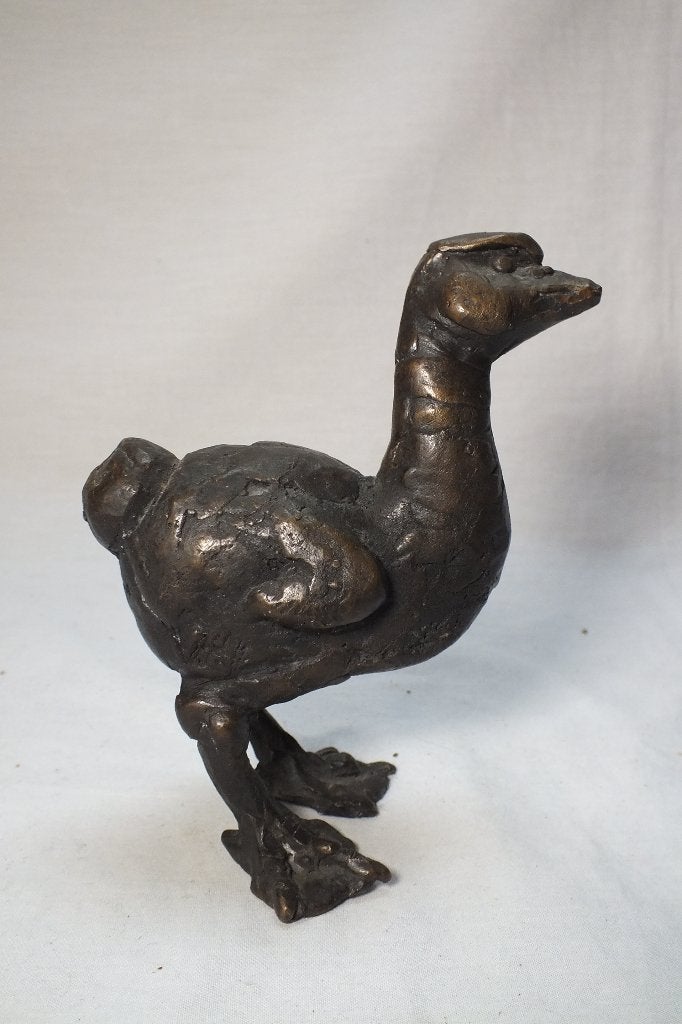 Brons beeld - kuiken., Minder dan 20 cm, Ophalen of Verzenden, Brons, Beeld