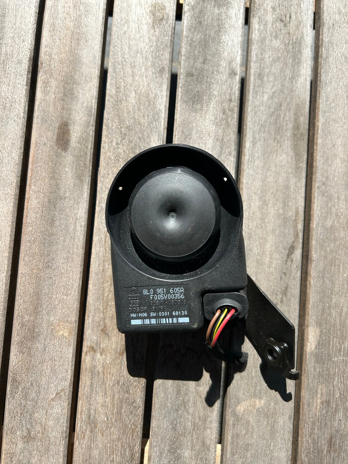 Alarm (hoorn) Audi A4 B6 (cabrio), Ophalen of Verzenden, Gebruikt, Audi