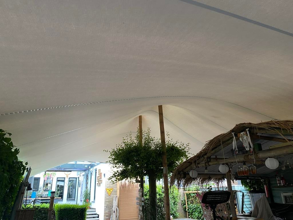 Stretchtent voor tuin of evenementen, Tuin en Terras, Partytenten, Ophalen, Gebruikt, Opvouwbaar, Overige typen