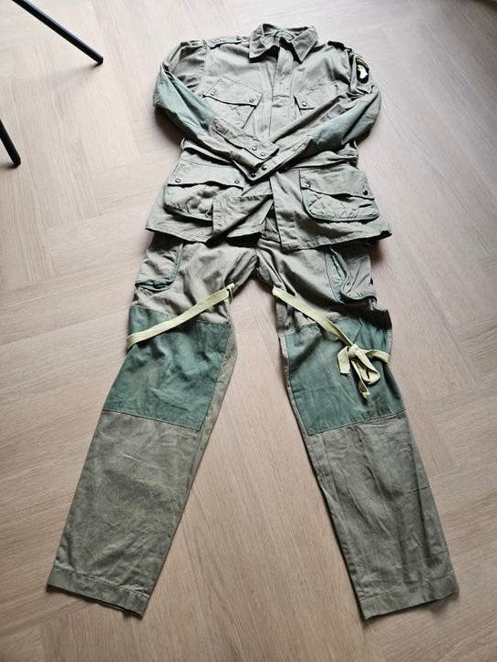 Repro Amerikaans Airborne 101st Screaming Eagles M42 Uniform, Ophalen of Verzenden, Landmacht, Amerika, Kleding of Schoenen