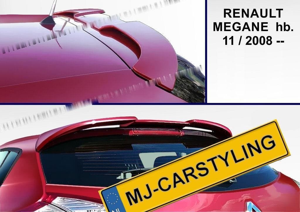Renault Megane \'08 - Dakspoiler [HB], Auto diversen, Tuning en Styling, Ophalen of Verzenden, MJ-Carstyling, Info@mj-carstyling.net