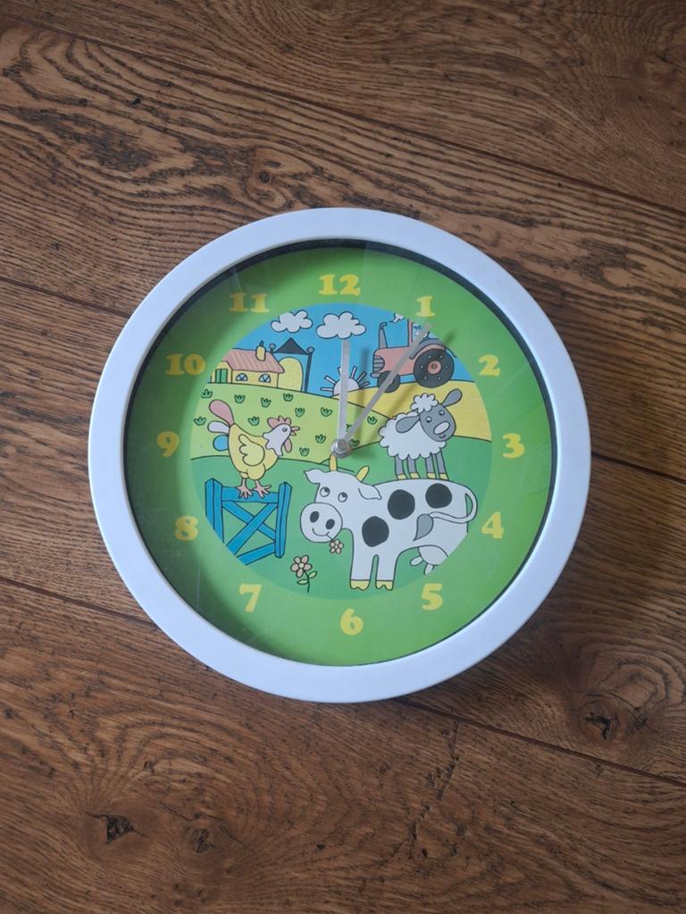 Leuke boerderij klok, Ophalen, Wandklok