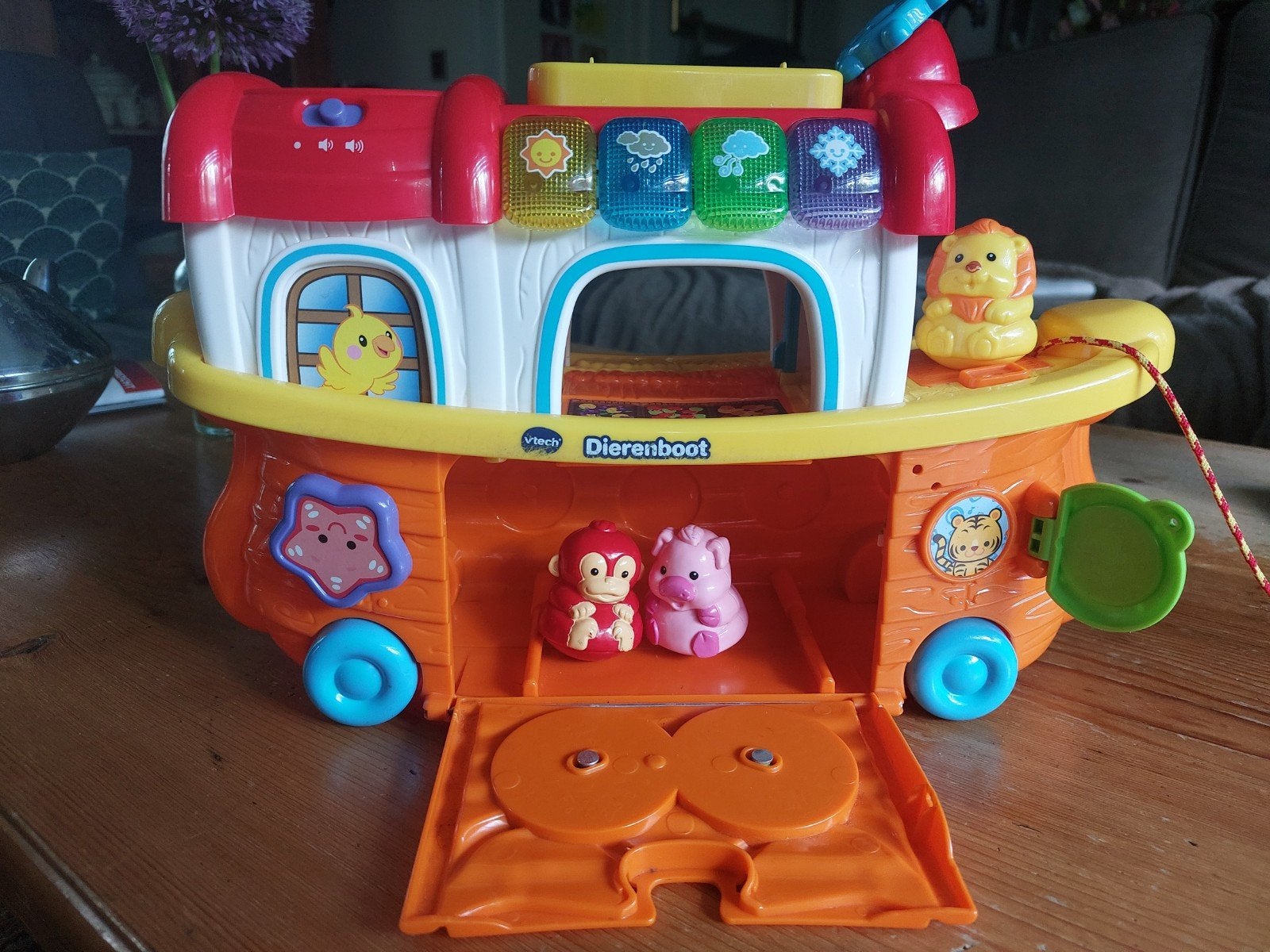 Vtech dierenboot met licht en geluid, Kinderen en Baby's, Speelgoed | Vtech, Ophalen of Verzenden, Zo goed als nieuw, 2 tot 4 jaar