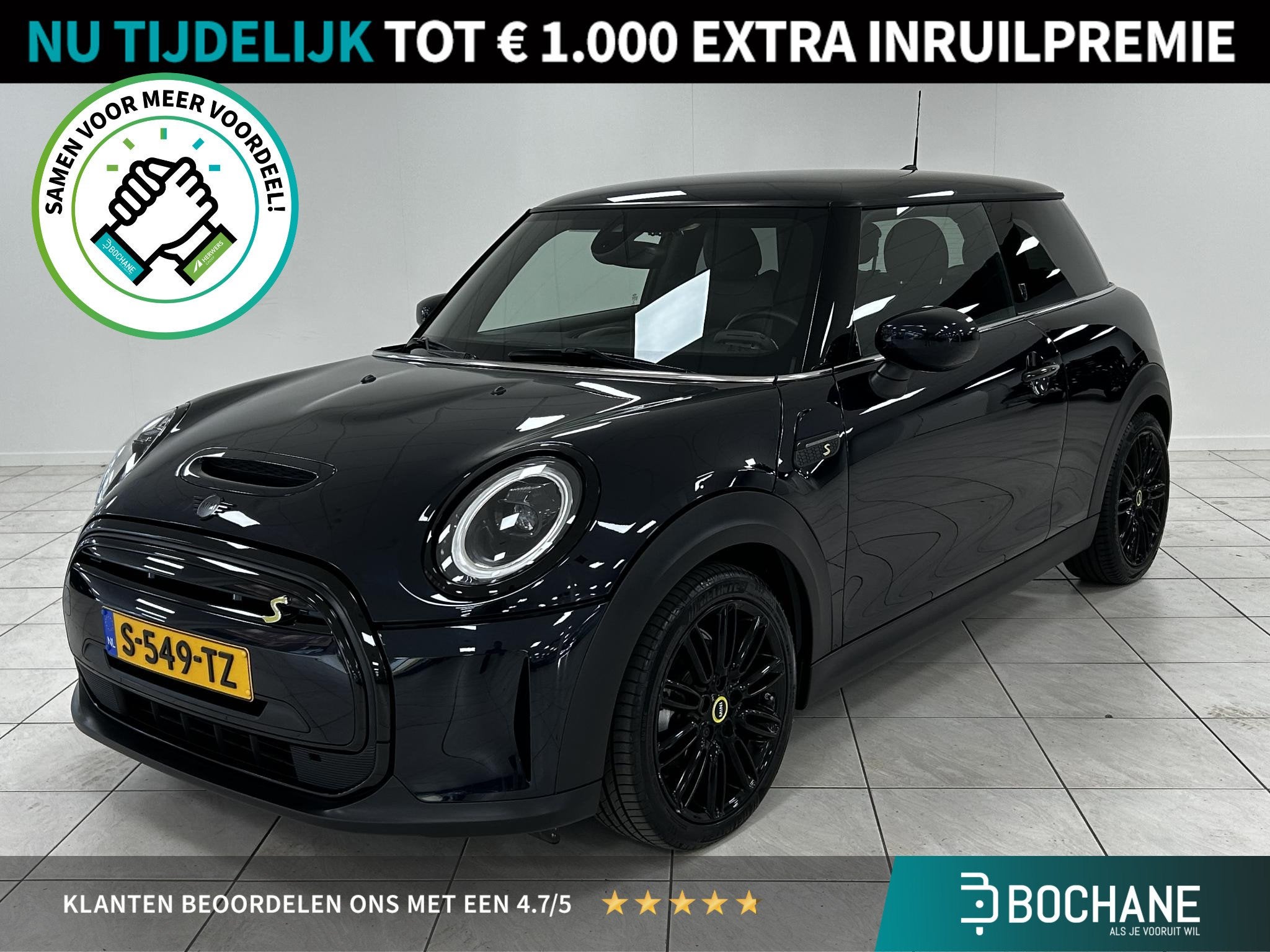MINI Electric Yours 33 kWh LEDER | SOH 95,3 % | PARKEERSENSO