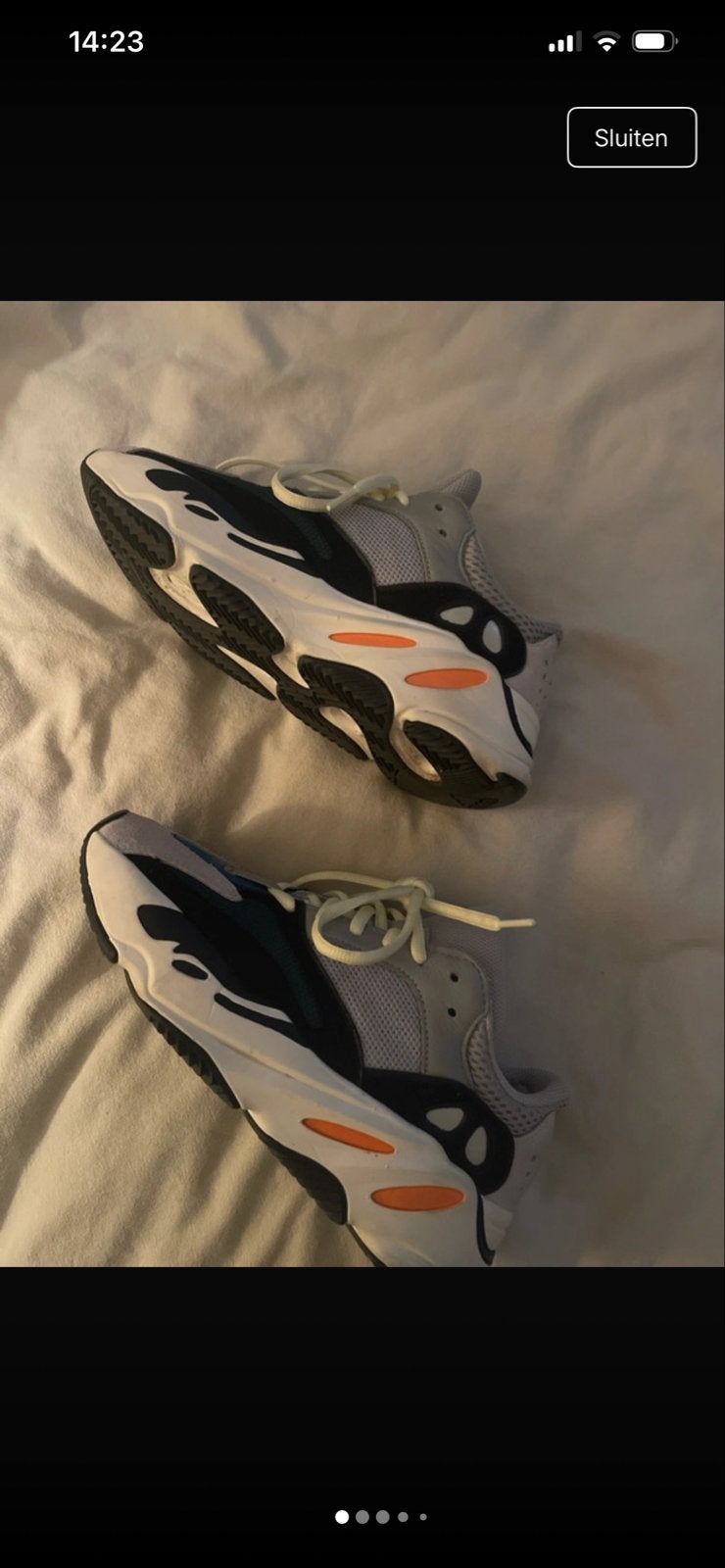 Adidas Yeezy Boost 700 Wave Runner Sneakers, Ophalen of Verzenden, Zo goed als nieuw, Grijs, Sneakers of Gympen