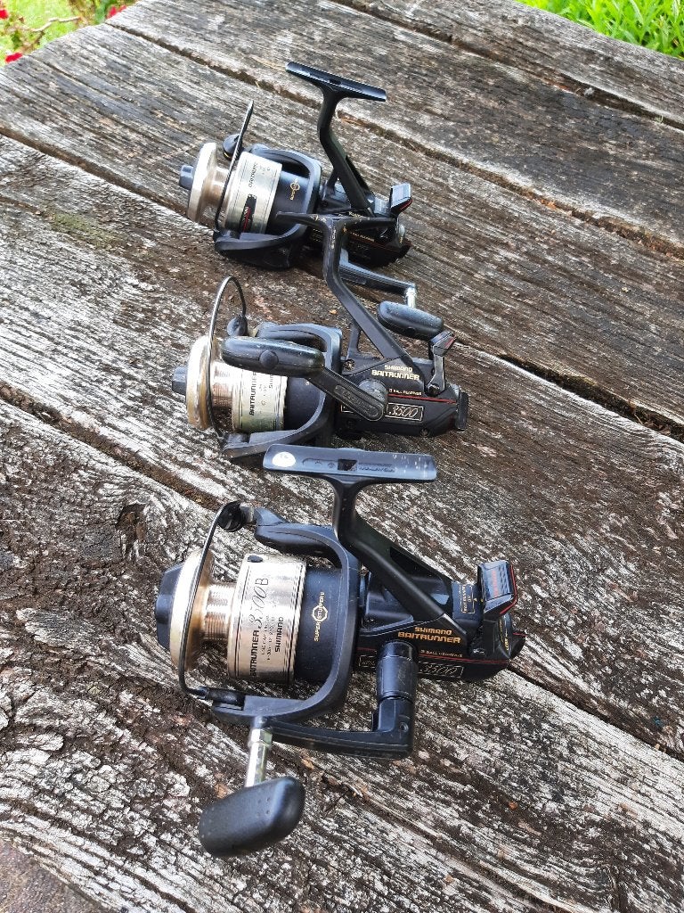 Shimano 3500 b baitrunner werpmolens, Verzenden, Gebruikt, Molen