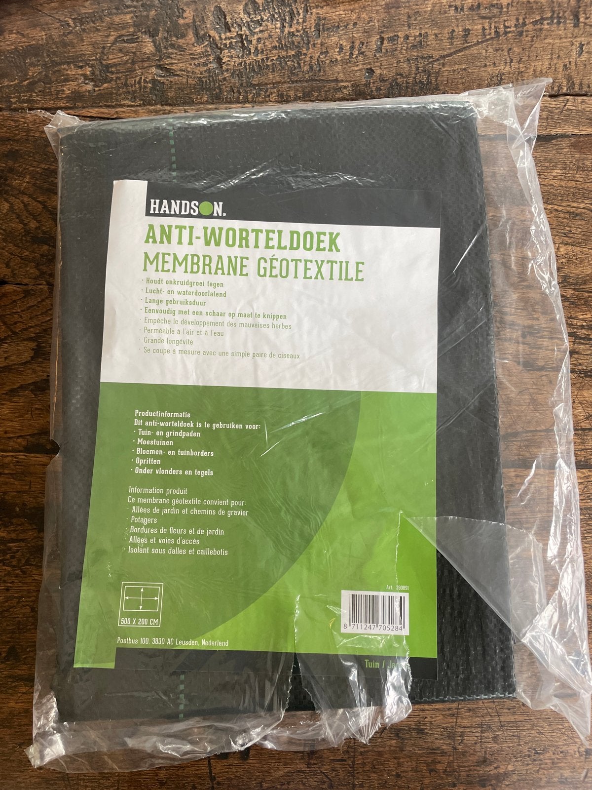 Anti-worteldoek 500 x 200 cm - Voorkomt onkruid, Ophalen, Klimplanten, Halfschaduw