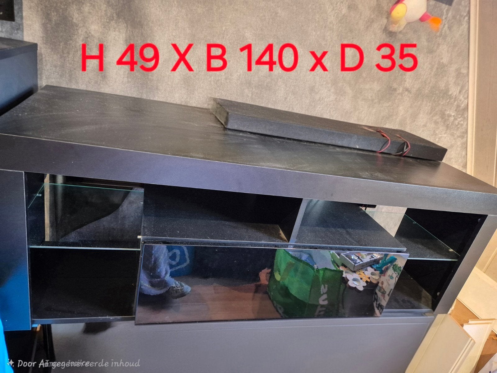 TV kast, Huis en Inrichting, Kasten | Televisiemeubels, Ophalen, 25 tot 50 cm, Minder dan 100 cm
