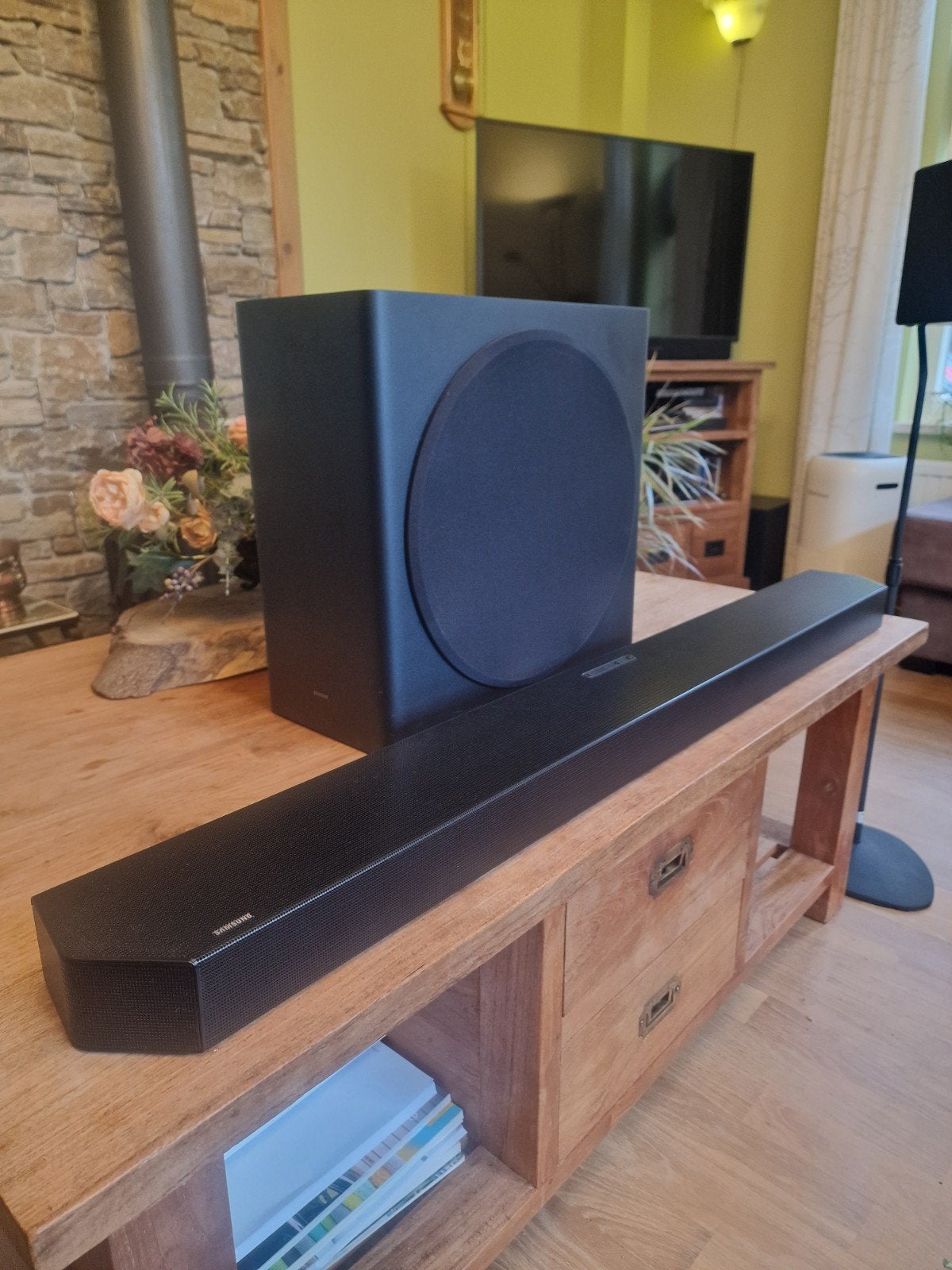 Samsung HW-Q800C + SWA-9500S 7.1.4 Soundbar Systeem, Ophalen, Bluetooth, Zo goed als nieuw