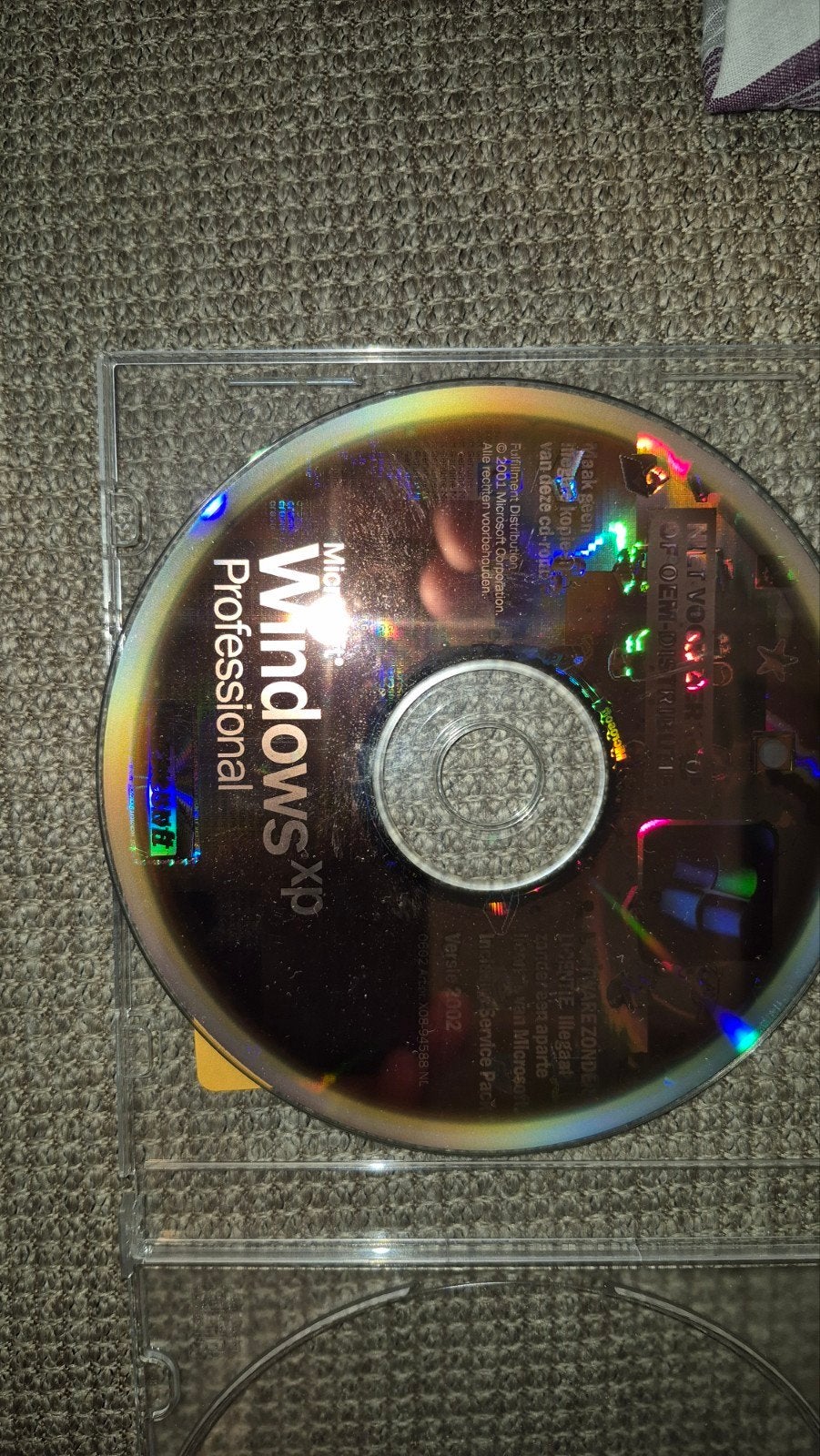 Microsoft Windows XP Professional Installatie CD, Ophalen of Verzenden, Zo goed als nieuw, Windows