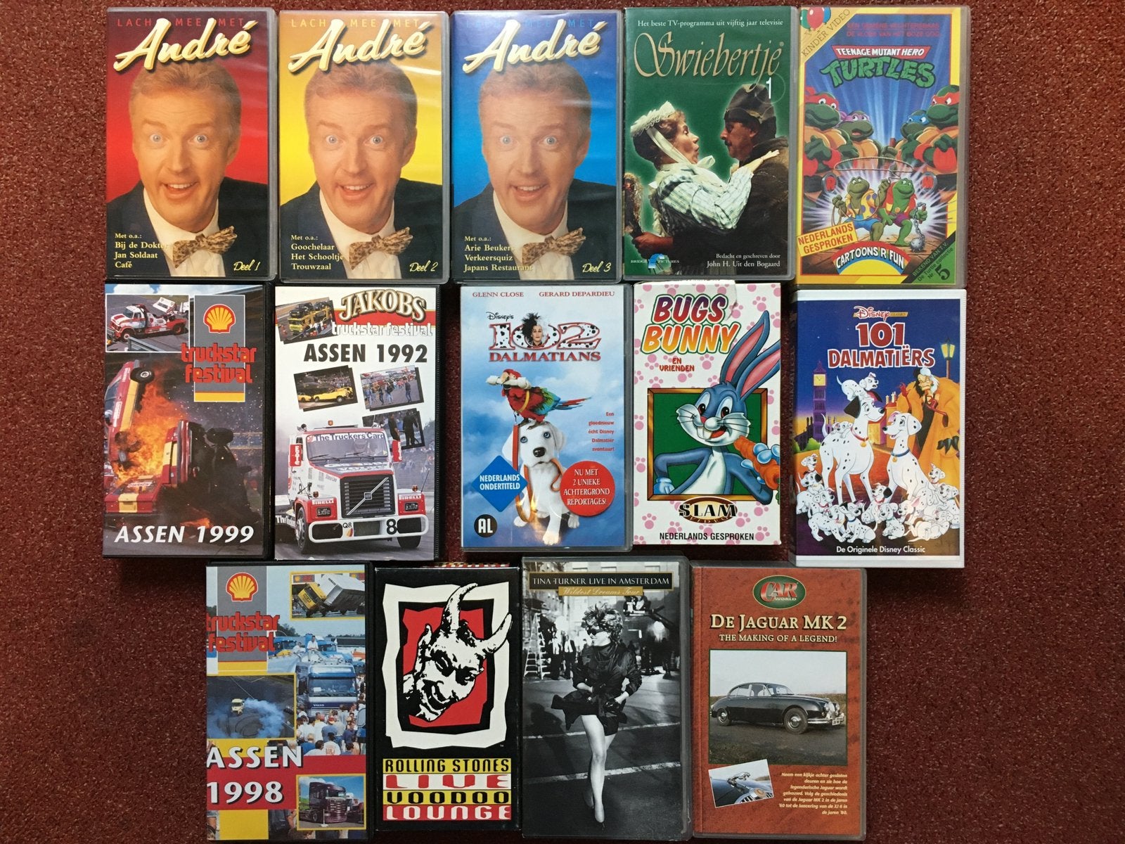 Leuke partij vhs video banden orineel vaste pr incl vzk, Ophalen, Zo goed als nieuw