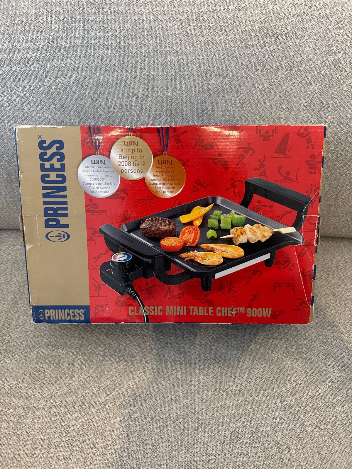 Princess Classic Mini Table Chef 900W Grillplaat, Ophalen of Verzenden, Nieuw