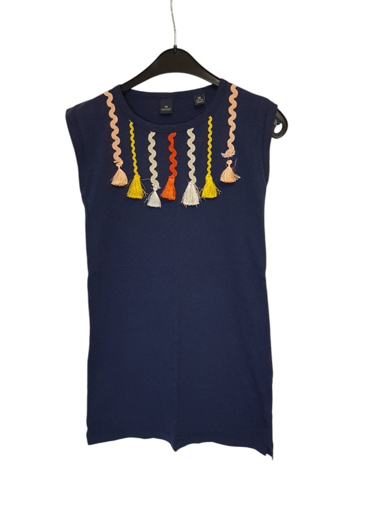 Prachtige donker blauwe SCOTCH & SODA jurk maat 10/140., Kinderen en Baby's, Kinderkleding | Maat 140, Zo goed als nieuw, Jurk of Rok