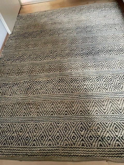 sisal vloerkleed, Ophalen, Grijs, 200 cm of meer, Zo goed als nieuw
