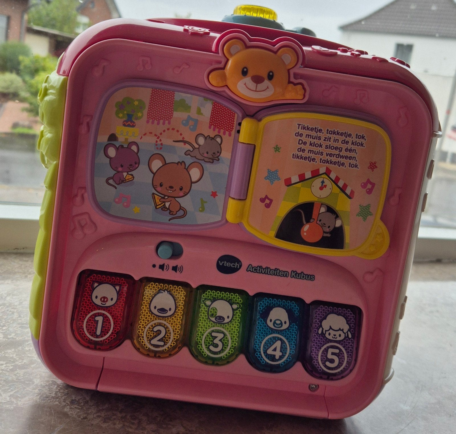 VTech Activiteiten Kubus - Zo goed als nieuw, Kinderen en Baby's, Ophalen, Zo goed als nieuw, 6 maanden tot 2 jaar