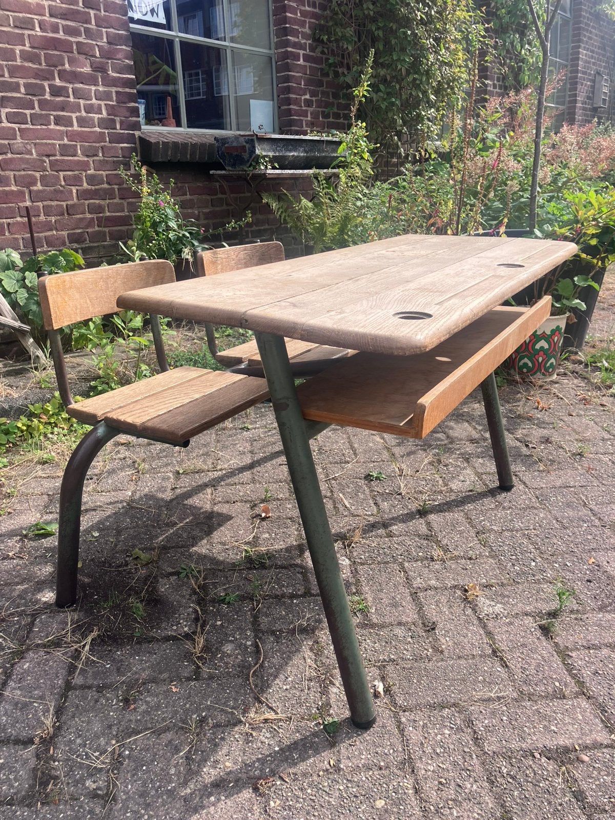Brocante Vintage Schoolbureautje Frans, Ophalen