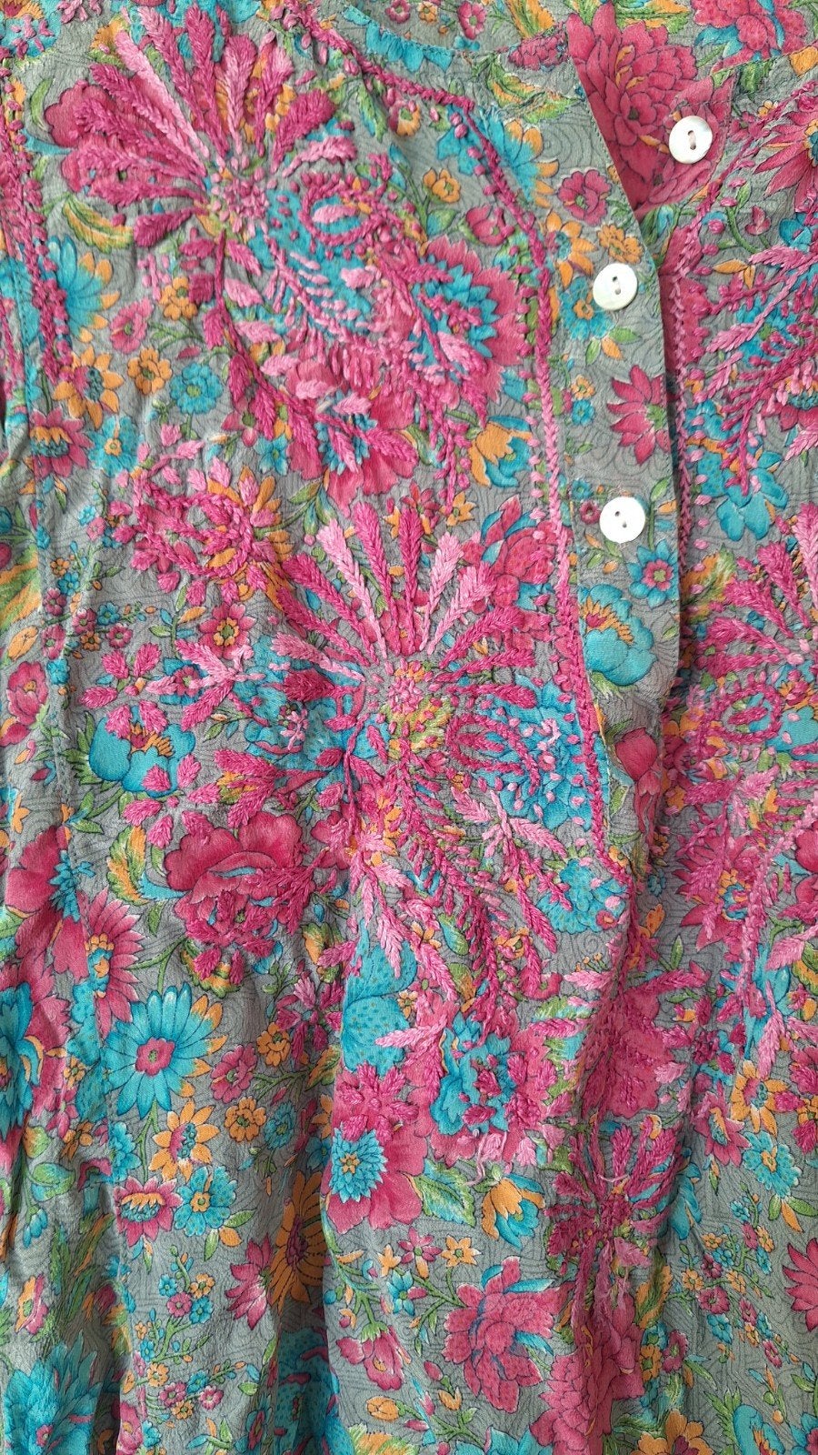 Otracosa zijden tuniek, Kleding | Dames, Ophalen of Verzenden, Zo goed als nieuw, Roze, Boven de knie