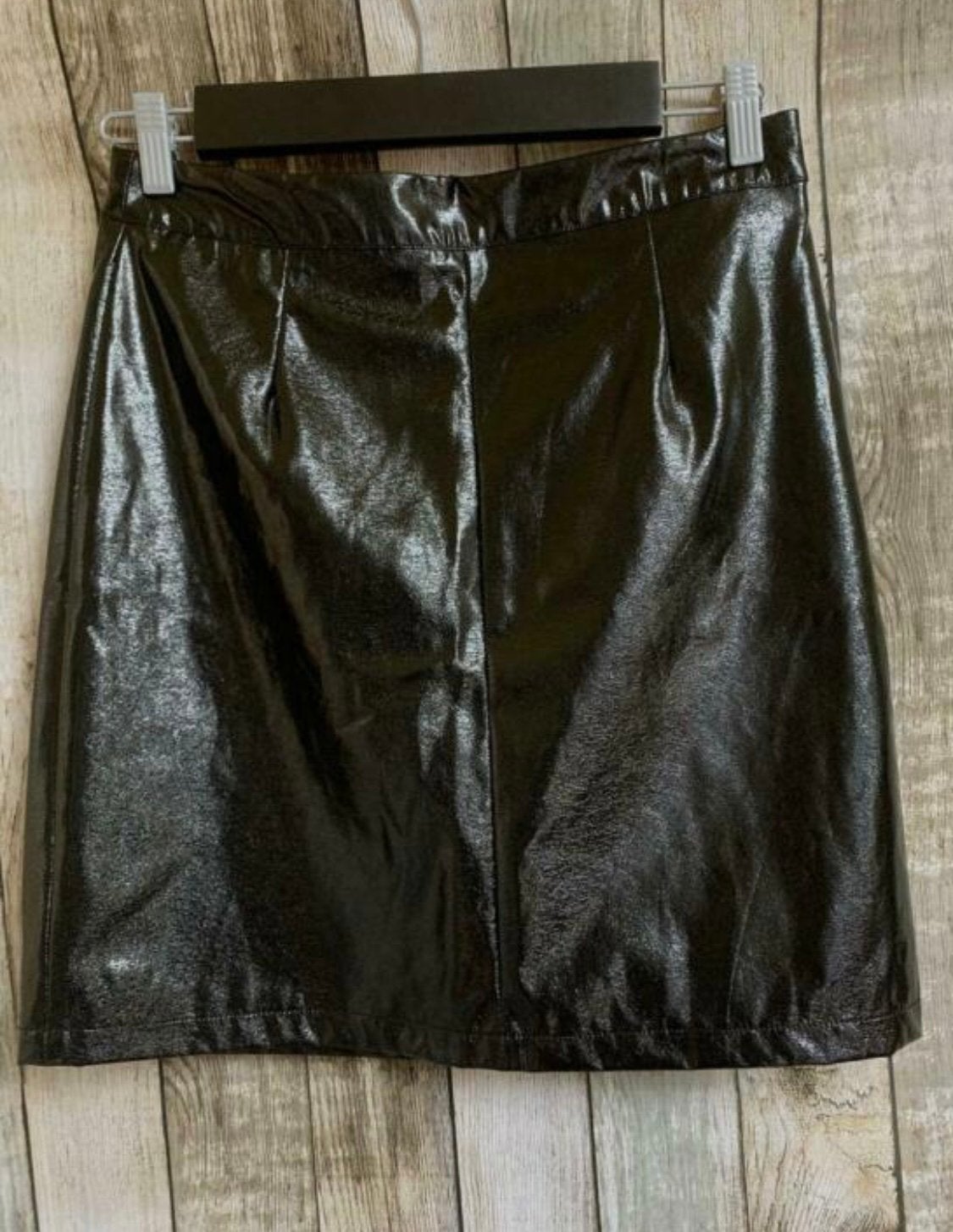 Nieuw zwart gaaf lederlook rokje (Maat M), Kleding | Dames, Maat 38/40 (M), Verzenden, Zwart, Nieuw