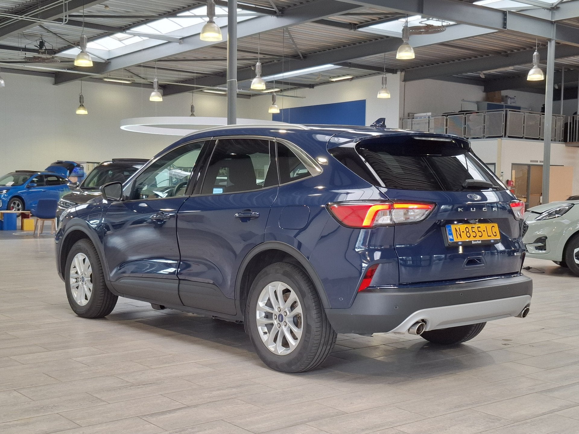 Ford Kuga 2.5 PHEV 225 pk Titanium X | Trekhaak | El. a. kle, Auto's, Dealer onderhouden, Stof, Gebruikt, 4 cilinders
