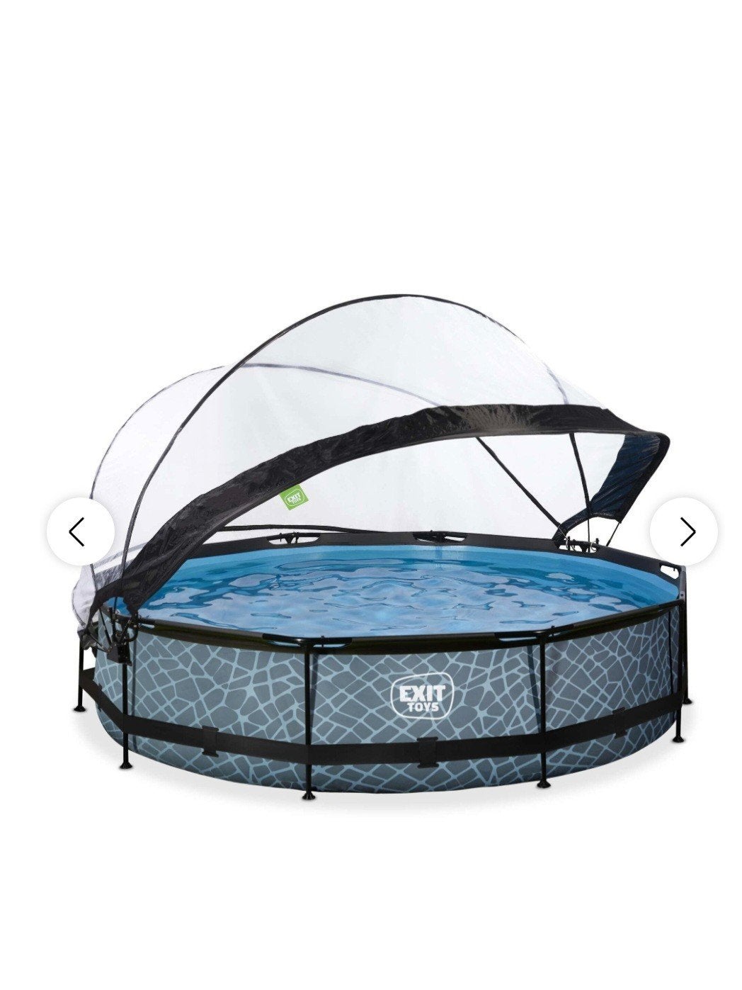 Per direct beschikbaar: zwembad met kap en zandfilterpomp., Tuin en Terras, Gebruikt, 200 tot 300 cm, 80 tot 120 cm, Rond