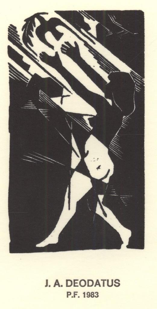 0074 Ex Libris Nederland : Jan Deodatus, 1982, Verzenden