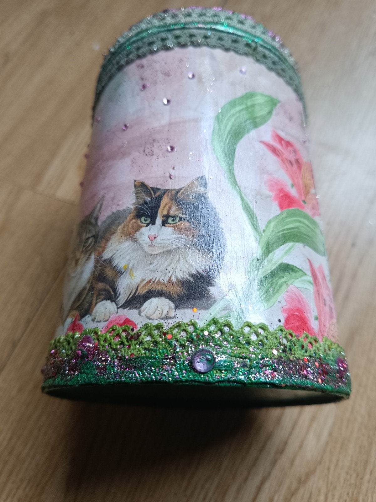 Katten - Deco - Opberg blik, Ophalen of Verzenden, Rechthoekig