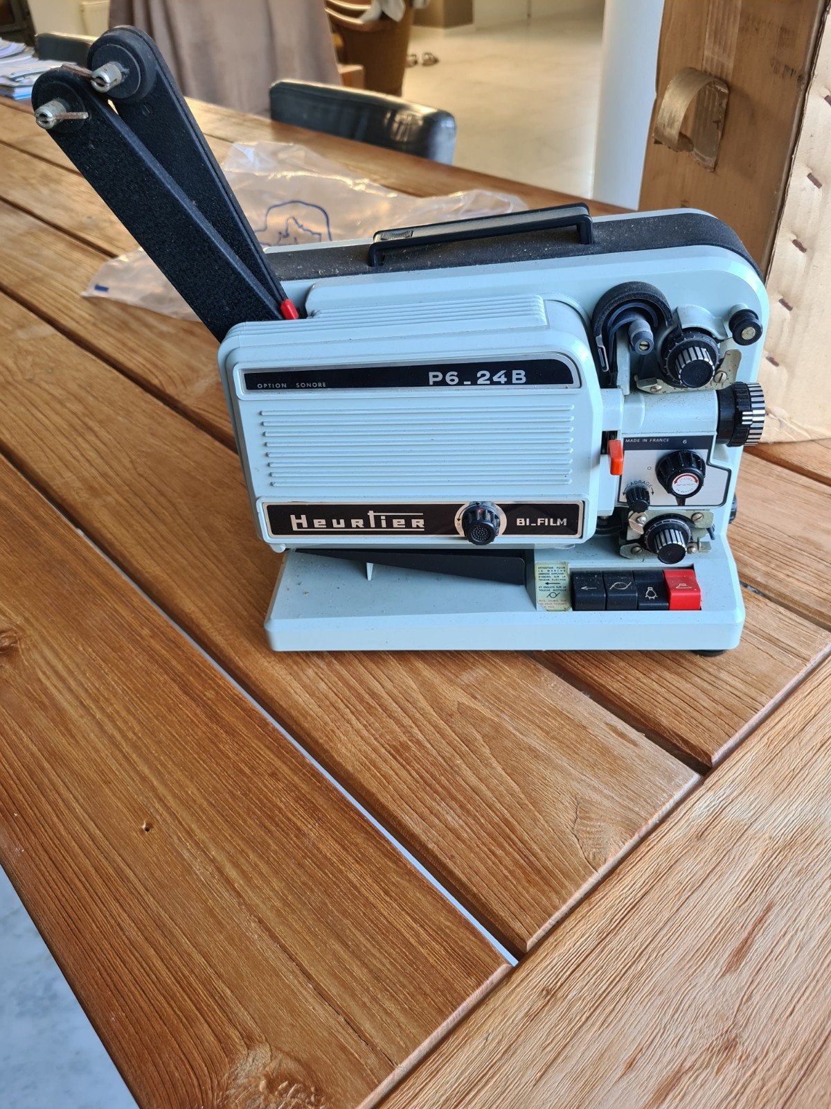 Heurtier P6-24B Super 8/Bifilm Projector - Stumm- en Tonfilm, Ophalen, Heurtier, Overige resoluties, Gebruikt