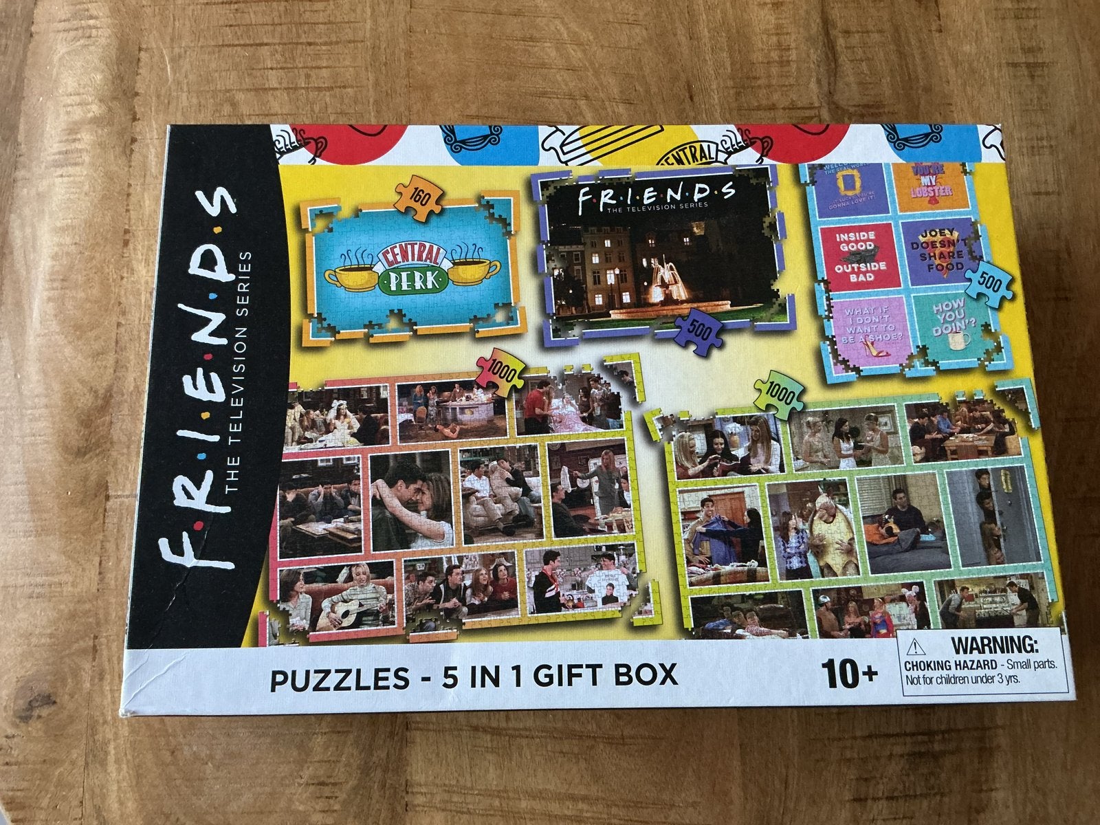 Friends Puzzel Collectie - 5 in 1 Gift Box, Ophalen, 500 t/m 1500 stukjes, Gebruikt, Legpuzzel