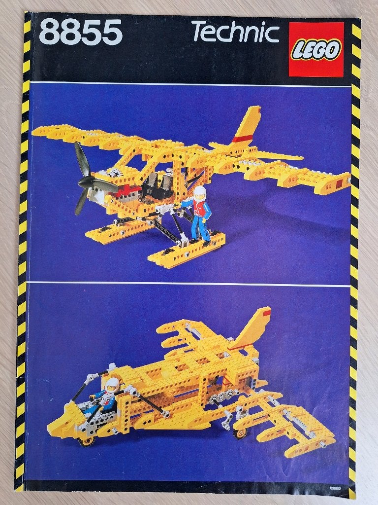 Lego Technic: 8855 Propellor Vliegtuig, Prop Plane Technisch, Kinderen en Baby's, Speelgoed | Duplo en Lego, Gebruikt, Lego, Ophalen of Verzenden