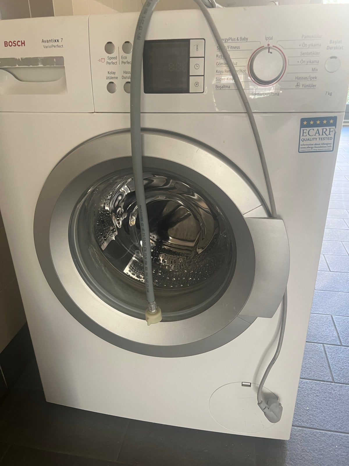 Bosch Avantixx 7 VarioPerfect Wasmachine 7kg, Ophalen, Gebruikt, Voorlader, Kort programma