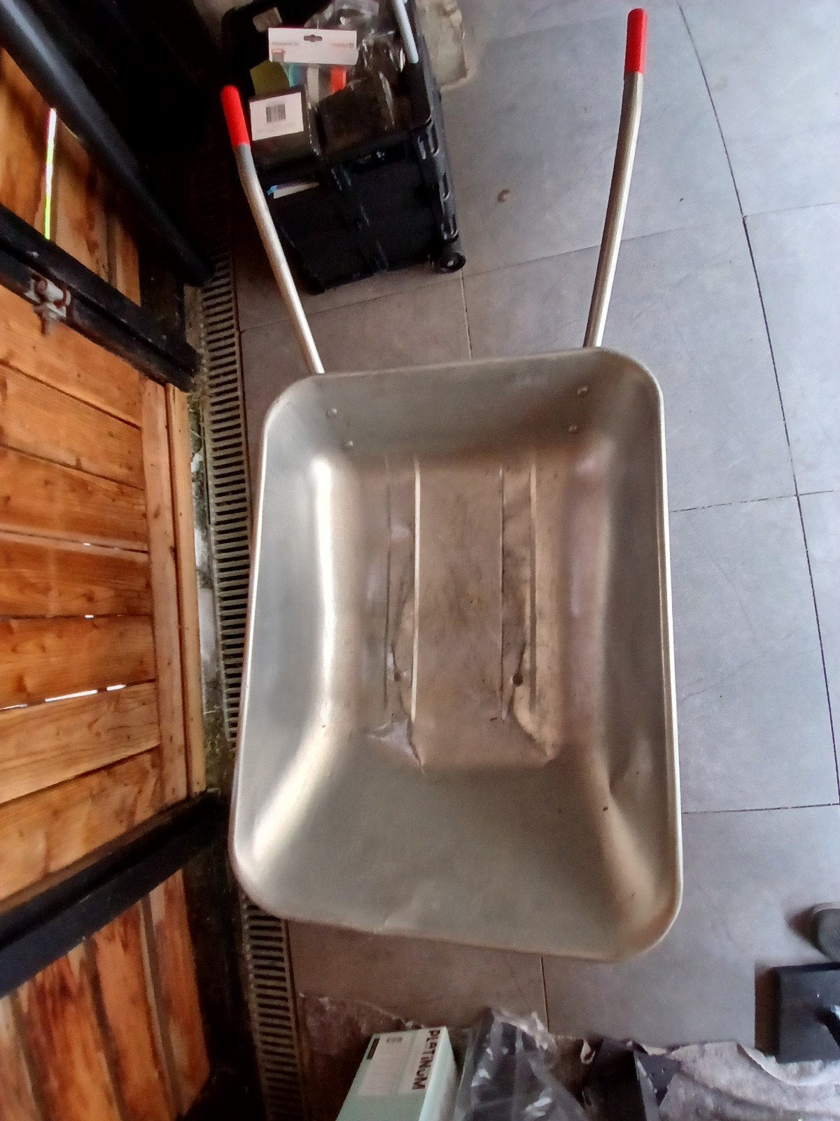 kruiwagen 80 liter verzinkt, Tuin en Terras, Kruiwagens, Ophalen, Gebruikt, Handmatig, Eenwielig