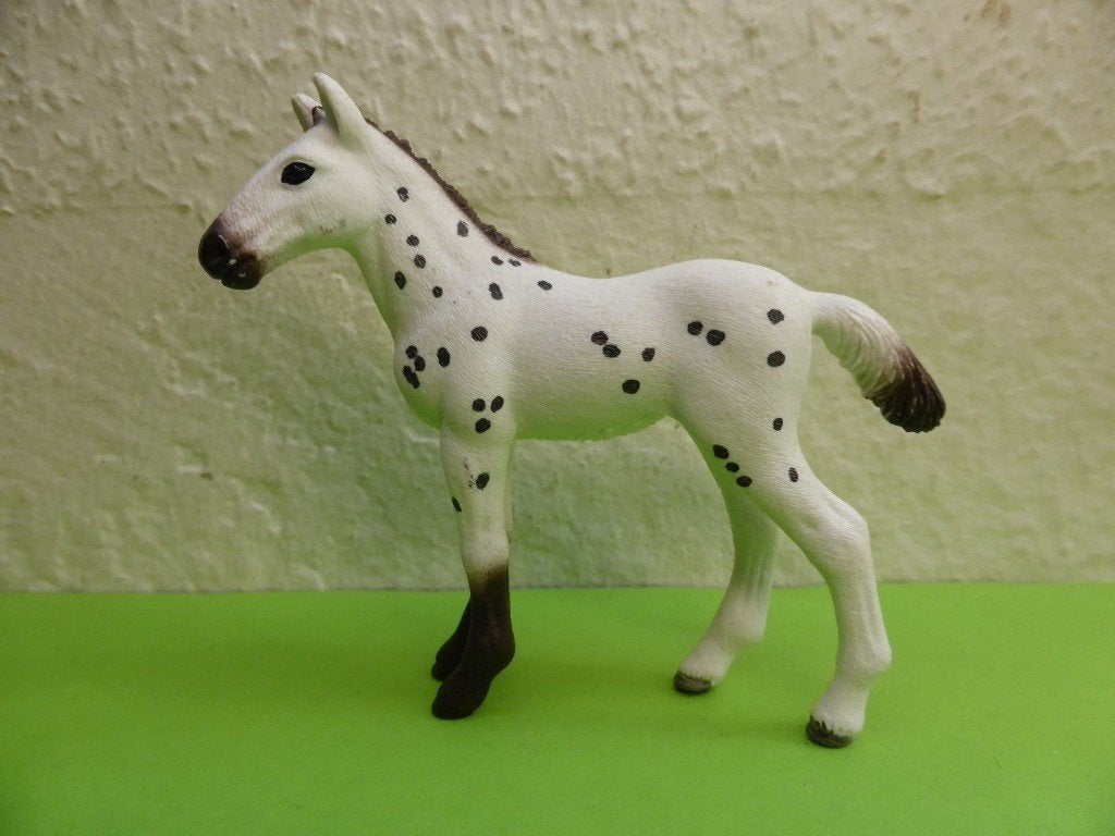 Schleich 82976 knabstruper veulen,  dierfiguur, Verzamelen, Verzenden, Zo goed als nieuw, Paard, Beeldje of Figuurtje