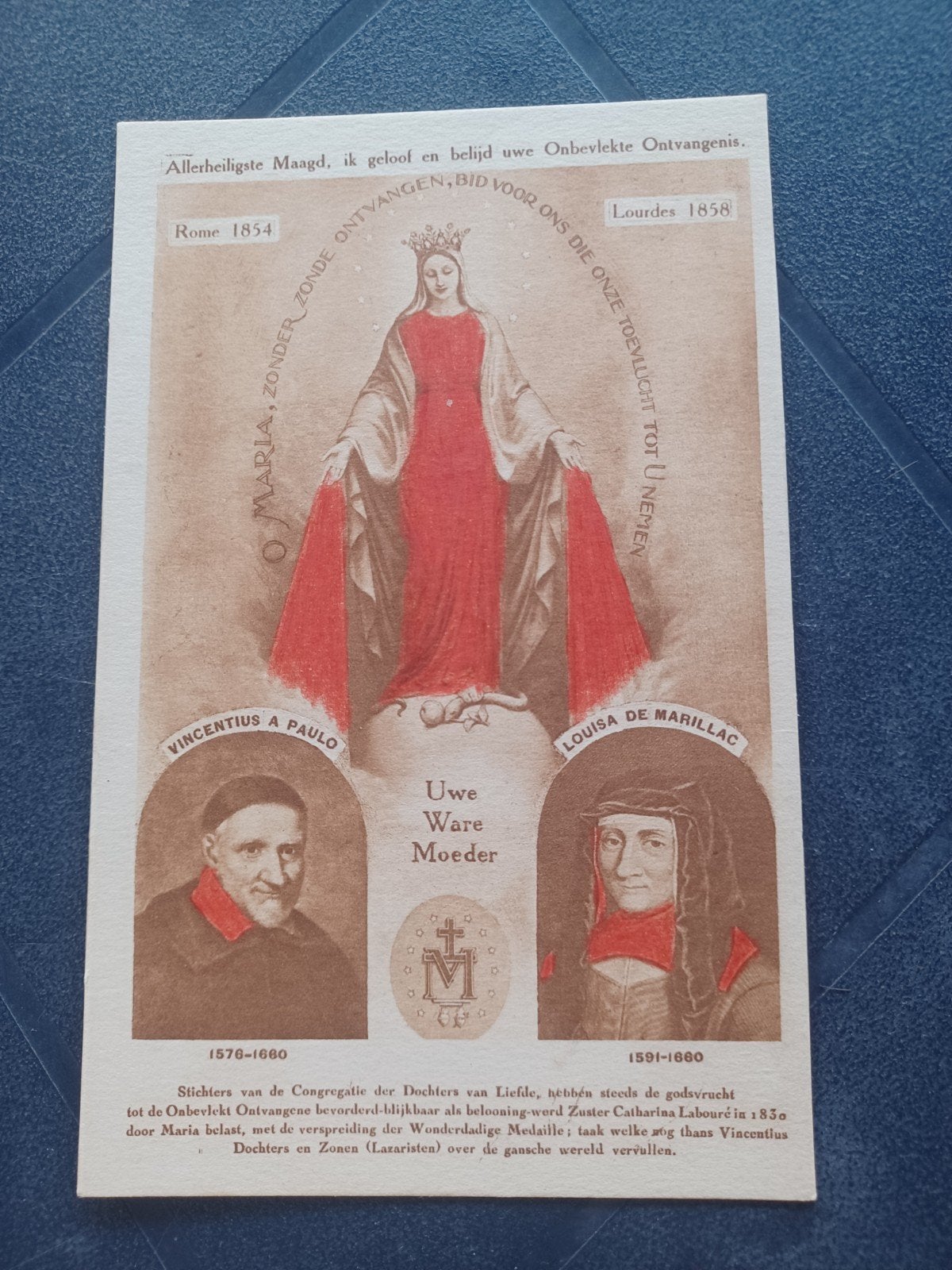 Allerheilige Maagd (Helden Panningen L. St. Vincentius), Ophalen of Verzenden, 1920 tot 1940, Ongelopen, Limburg