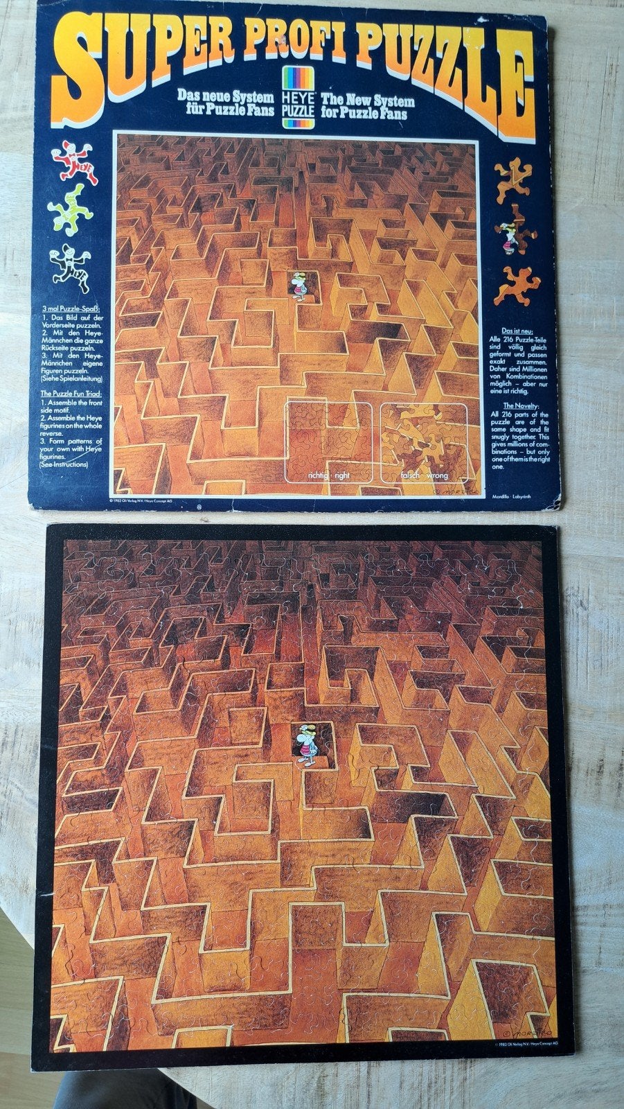 Heye Super Profi Puzzle Mordillo Labyrinth, Hobby en Vrije tijd, Denksport en Puzzels, Ophalen of Verzenden, Minder dan 500 stukjes