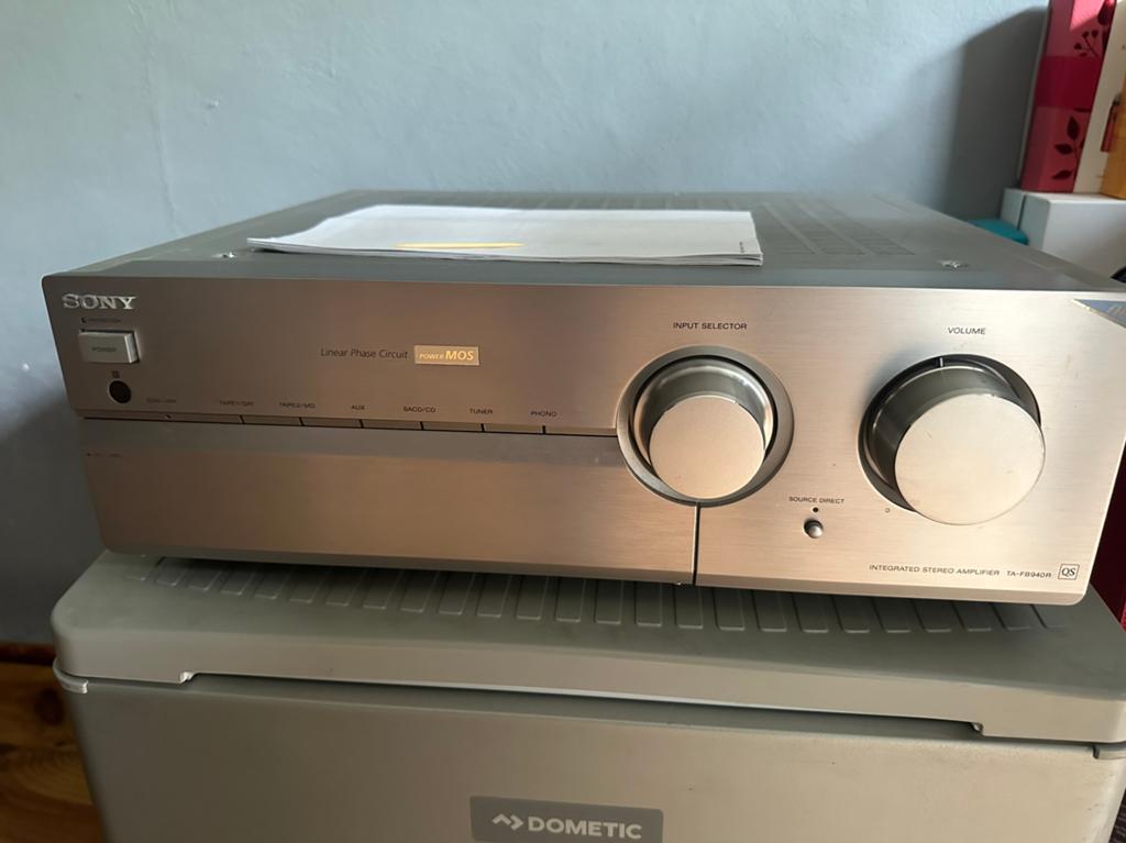 SONY QS, Audio, Tv en Foto, Versterkers en Receivers, Ophalen, 120 watt of meer, Sony
