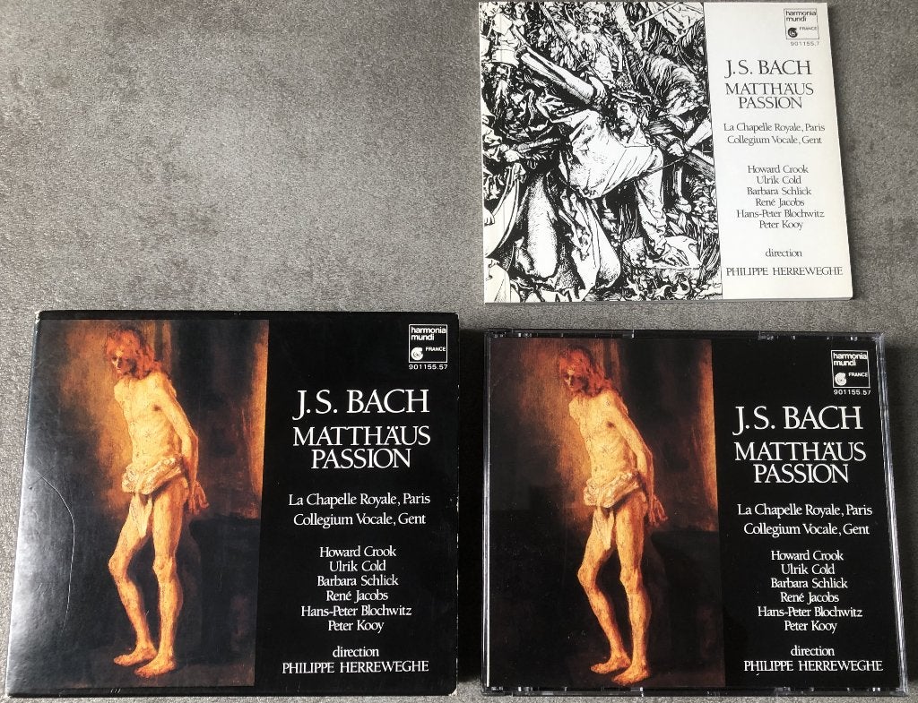 Bach - Matthaus Passion - Philippe Herreweghe - 3 CD's, Cd's en Dvd's, Ophalen of Verzenden, Zo goed als nieuw, Barok, Vocaal
