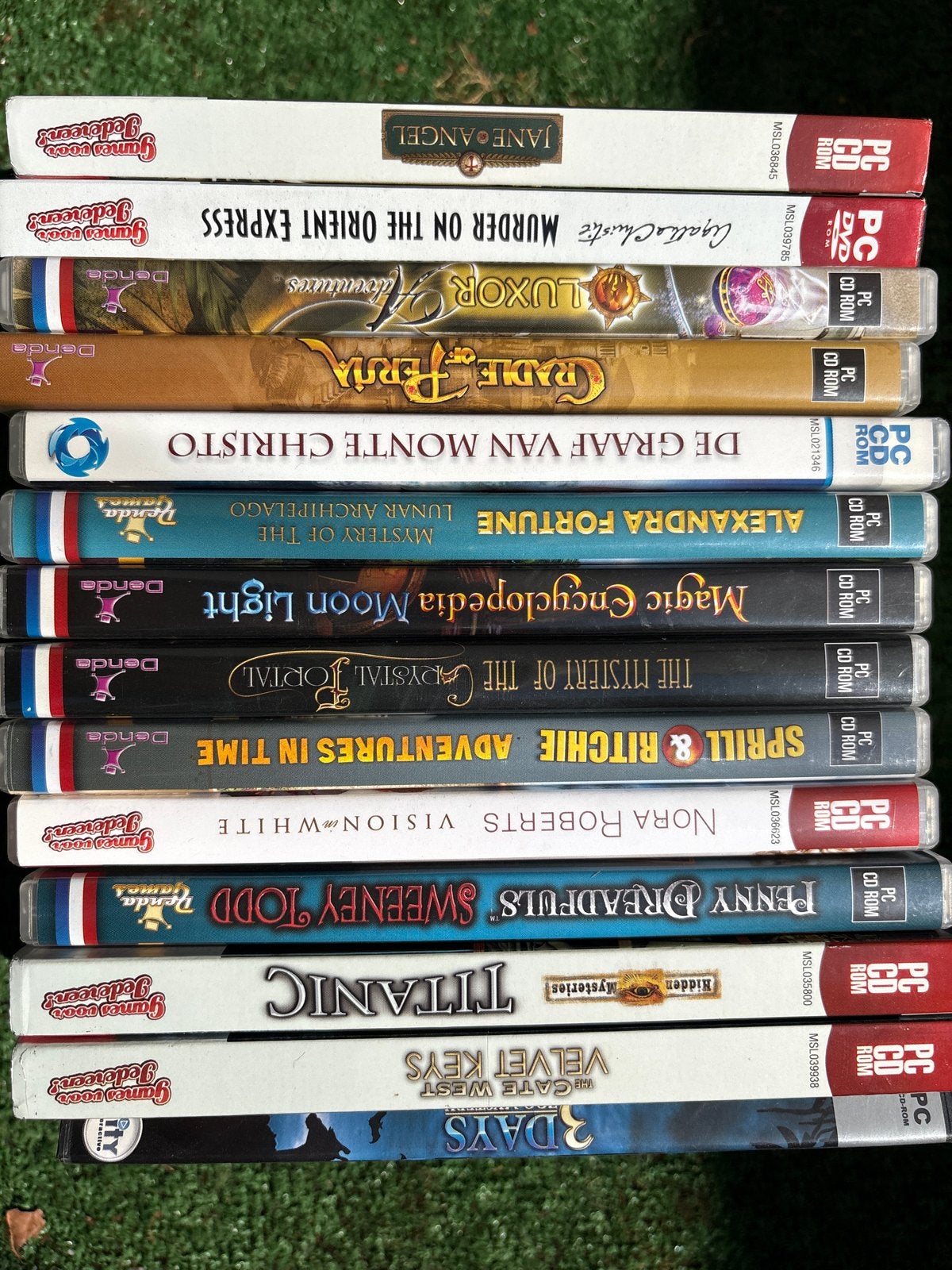 PC CD-ROM Spellen Collectie - Diverse Genres, Spelcomputers en Games, Games | Pc, Gebruikt, Overige genres, 1 speler, Vanaf 12 jaar