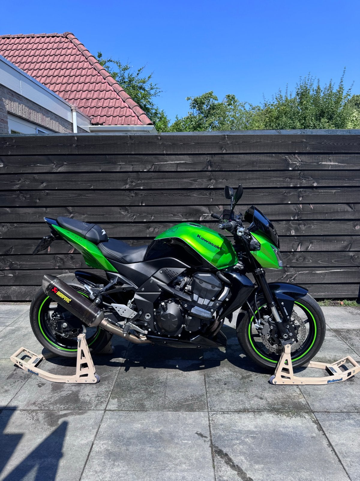Kawasaki Z750 2009 | 34.000 km | Akrapovič | Kleppen gesteld, Sportuitlaat, Occasion, 4 cilinders, Motorrijbewijs A