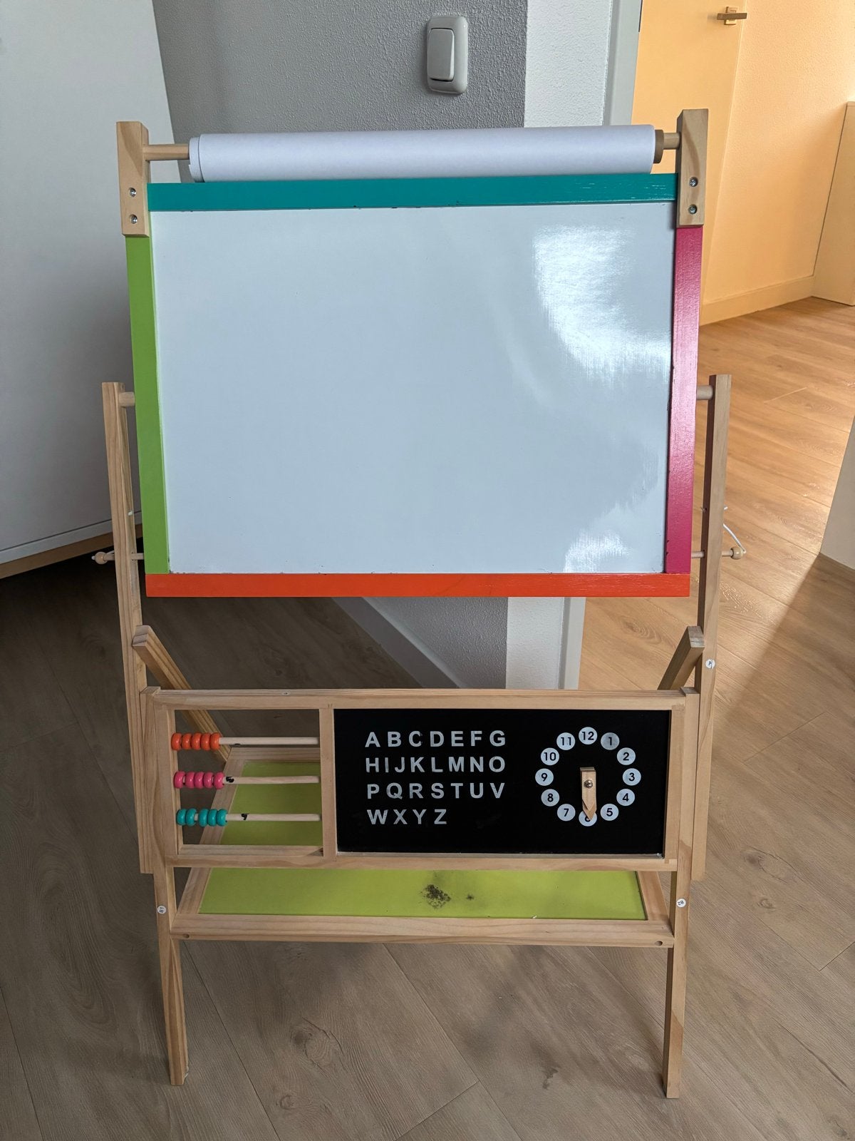 Magnetisch Dubbelzijdig Schoolbord: Krijt, Wit & Magneet, Ophalen, Gebruikt, Knutselen