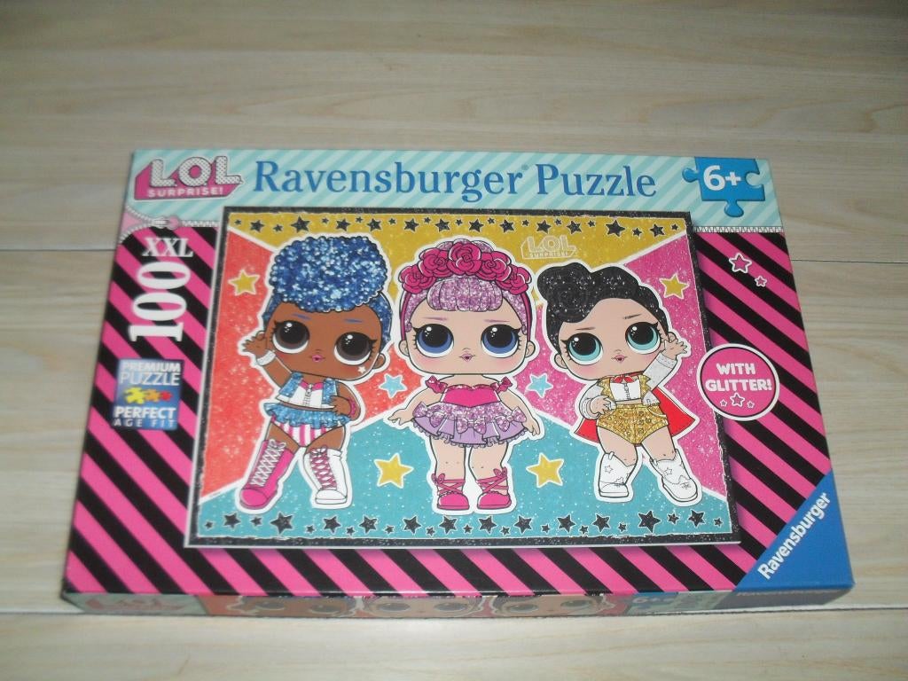 Lol surprise! puzzle 100 XXL stukken, Ophalen, Minder dan 500 stukjes, Zo goed als nieuw, Legpuzzel