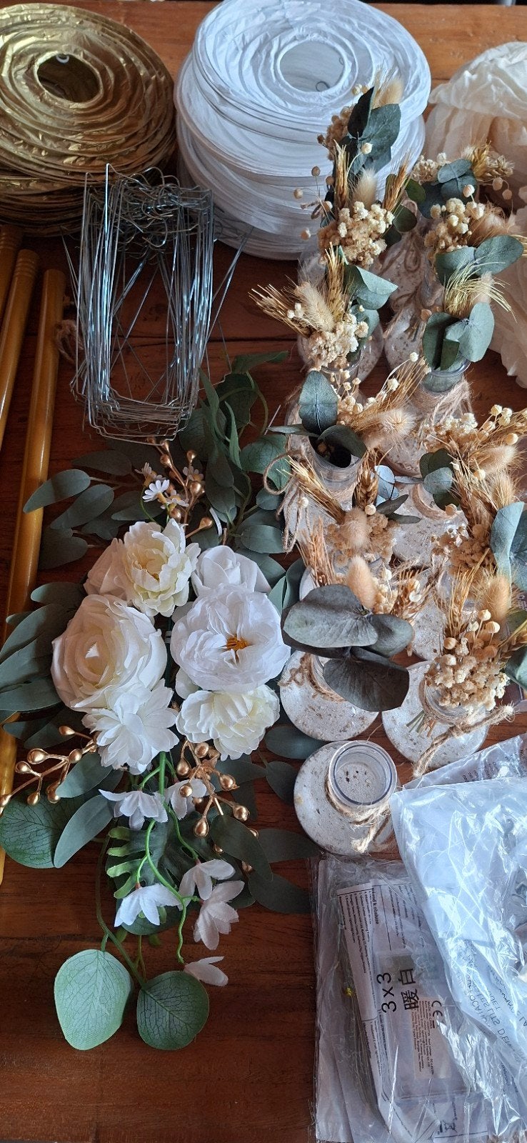 Bohemian trouw decoratie, Ophalen, Gebruikt, Versiering of Embellishment
