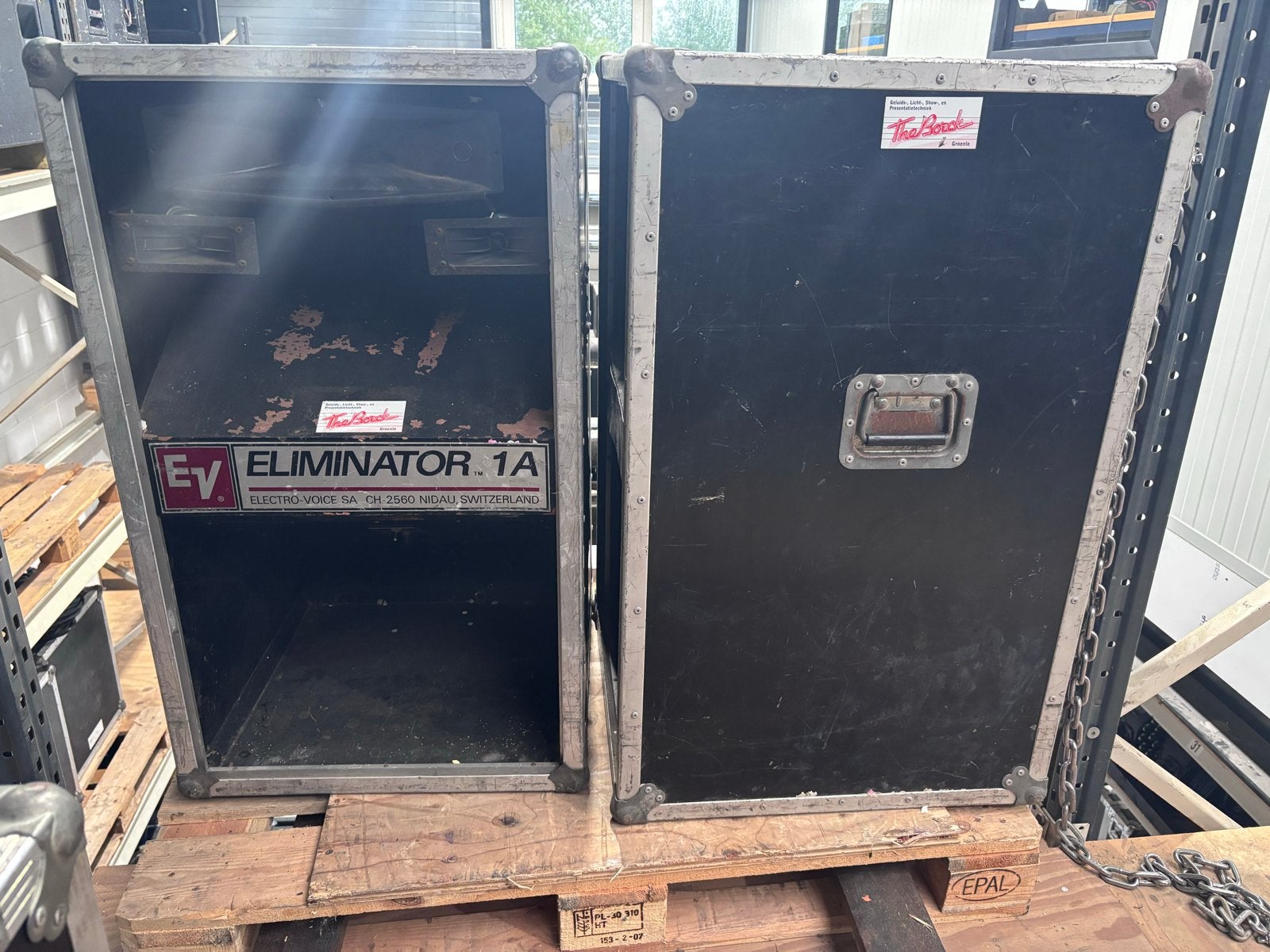 Vintage grote professionele geluidsboxen jaren '70/'80, Gebruikt, Overige typen, Ophalen, 150 watt of meer