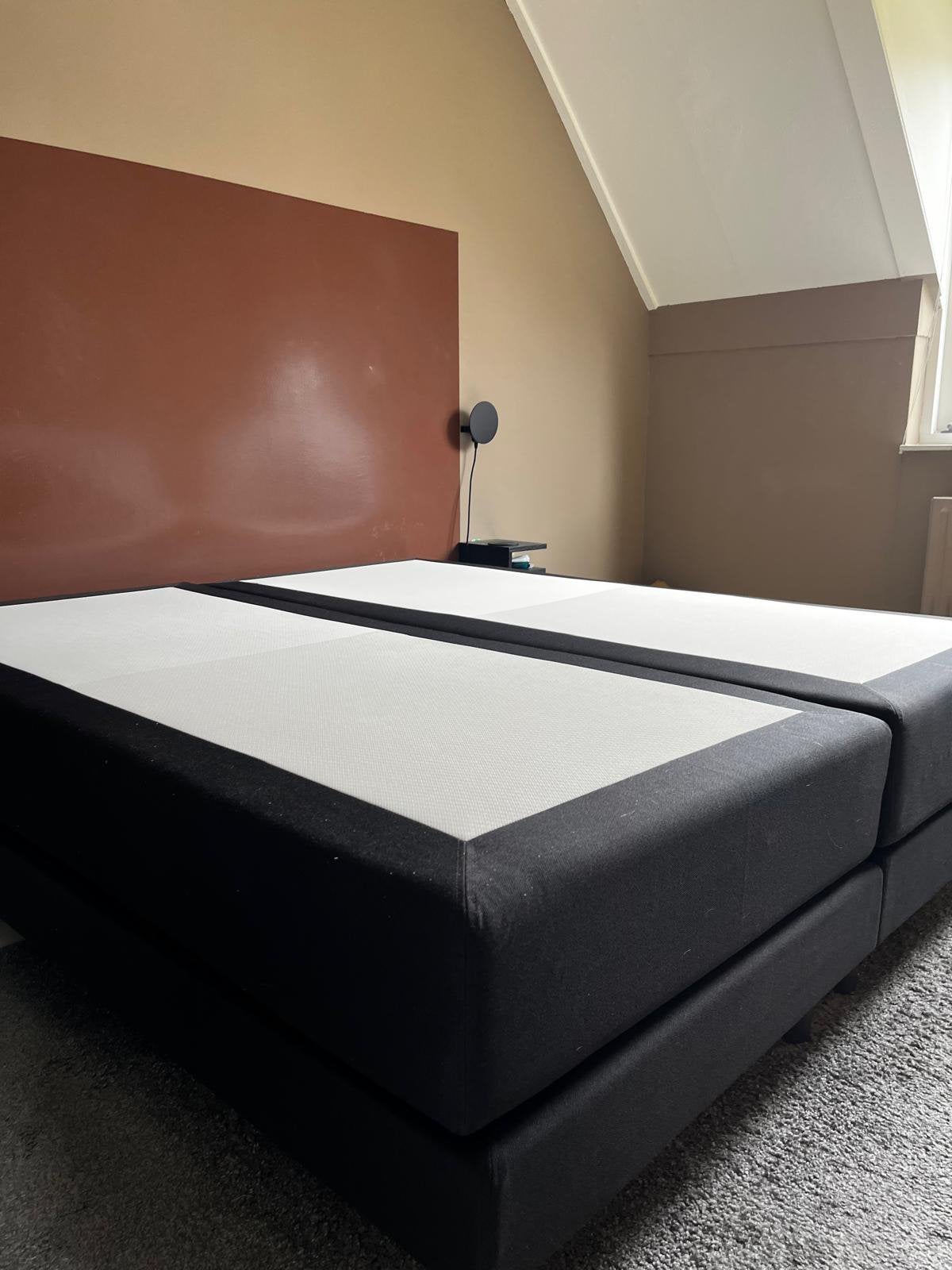 Boxspring 180*200cm Swiss Sense, Ophalen, Zwart, Tweepersoons, Zo goed als nieuw